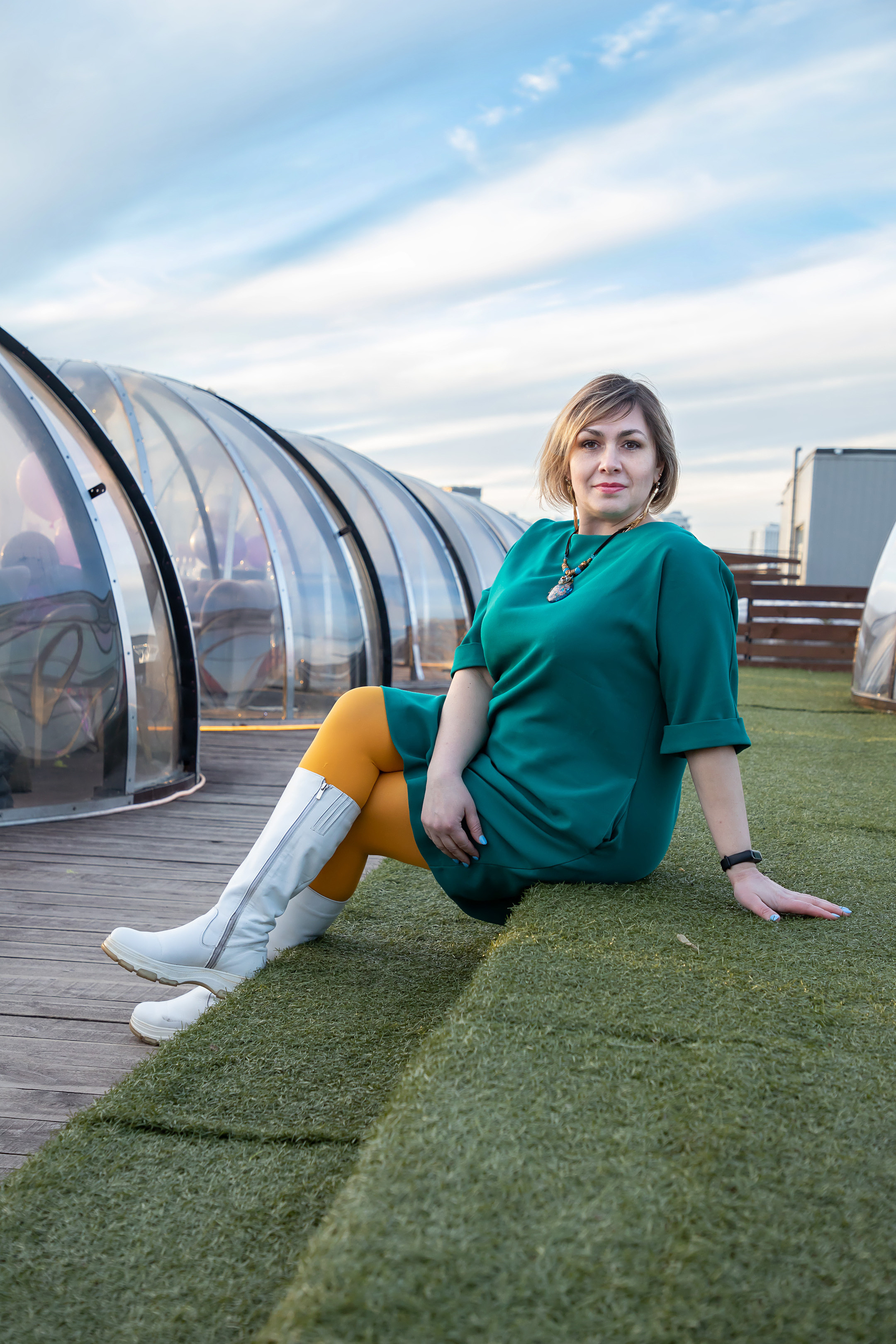 На московской крыше