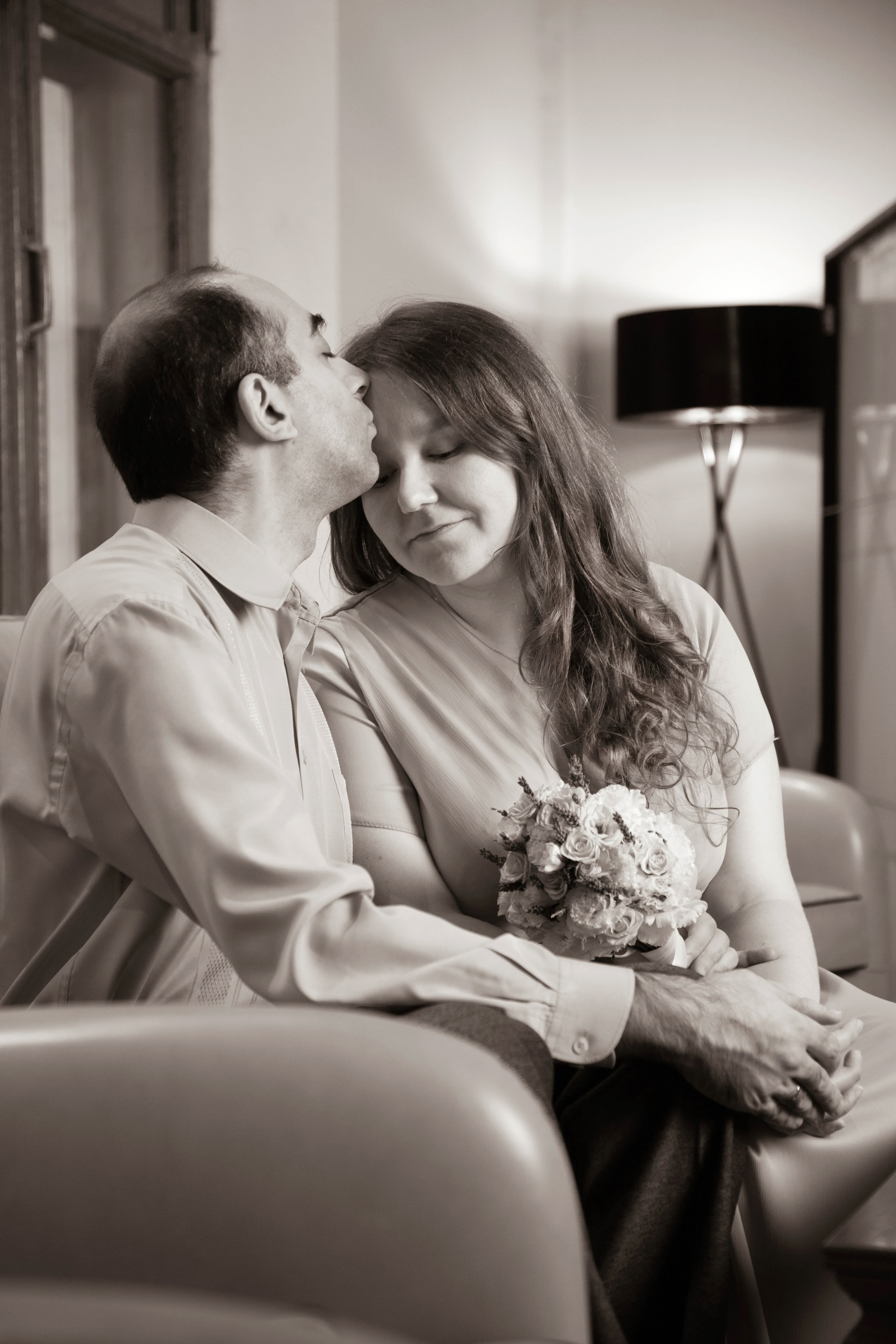 Съемка перед росписью в ЗАГСе