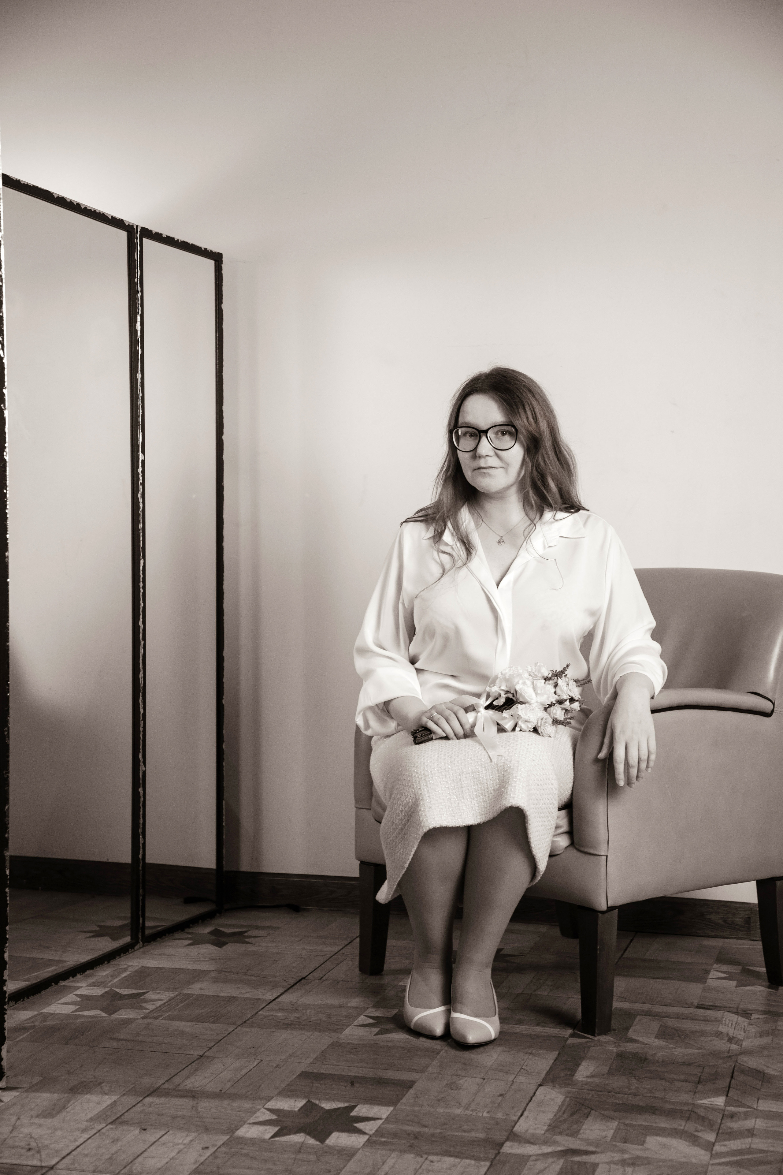 Съемка перед росписью в ЗАГСе