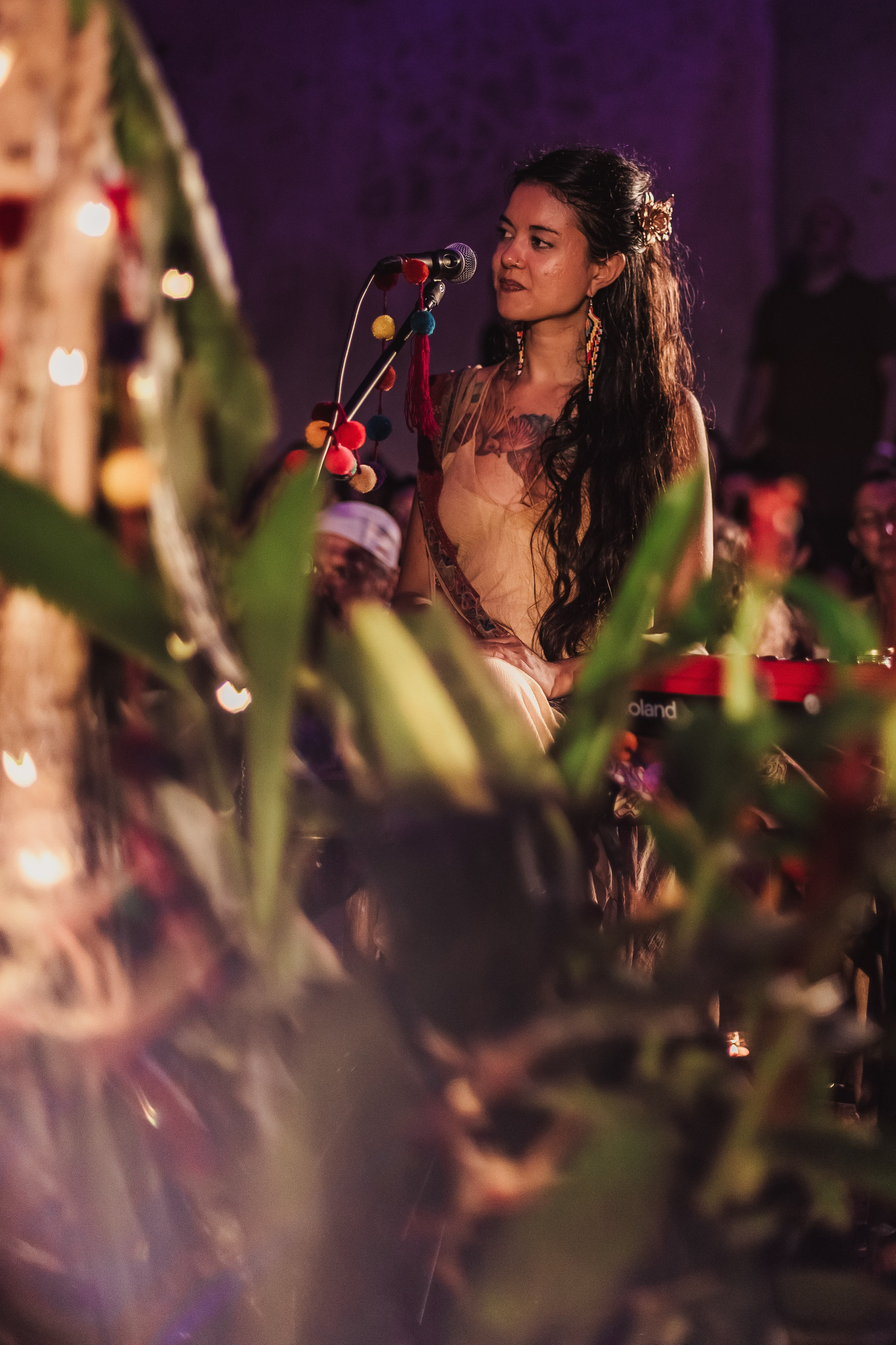 Hanuman Project kirtan at Alchemy april. Mariam Bagdasaryan