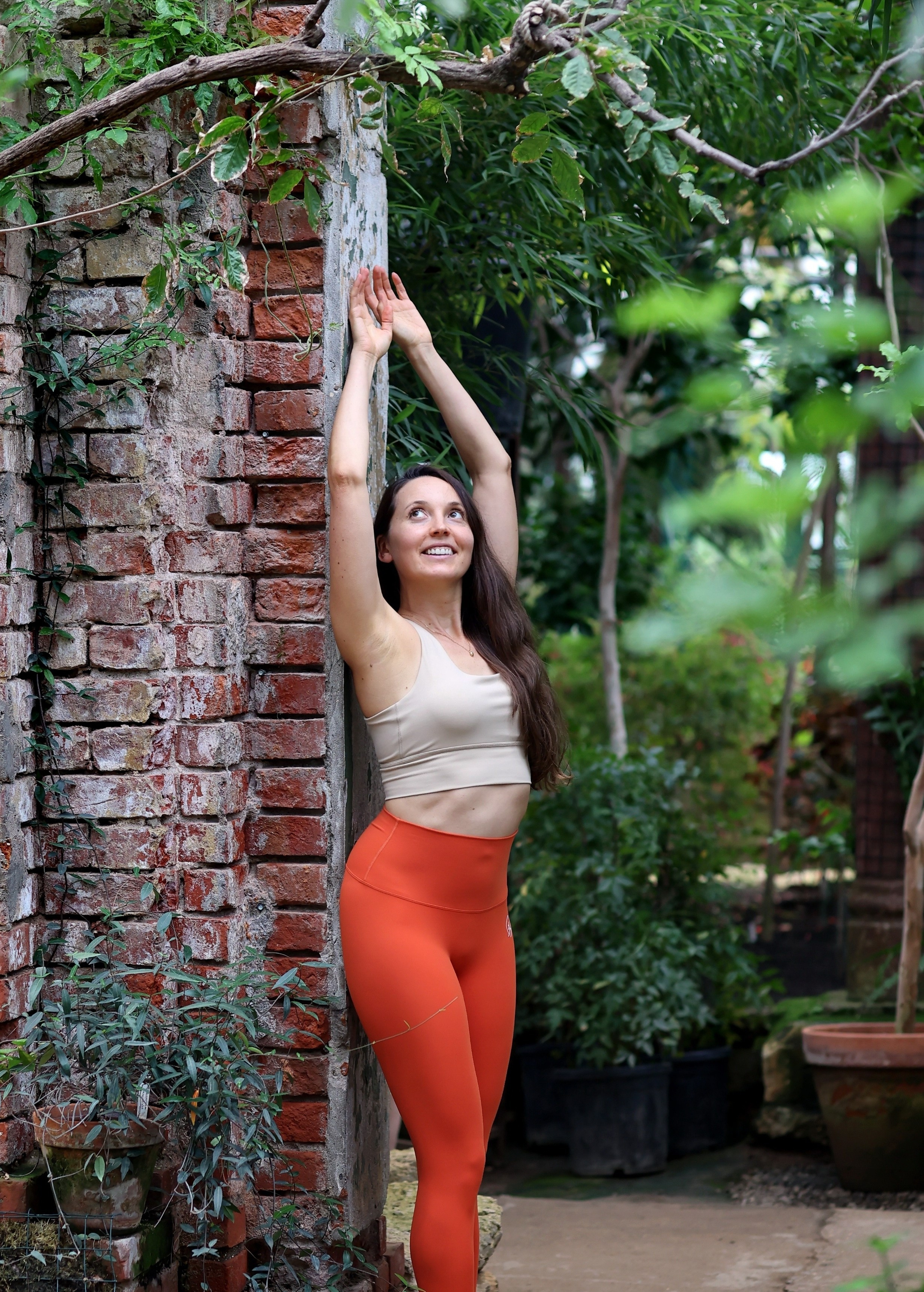 Йога. Гортензии. Тропики в Аптекарском огороде. Портретный фотограф Москва