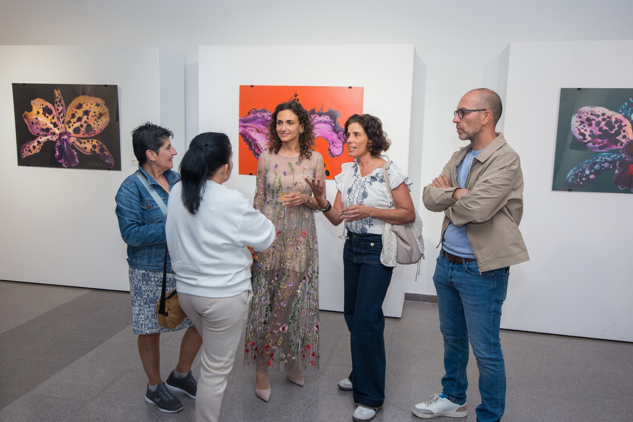 Abstract Art Exhibition. Photographer Aleksandr Rybintsev