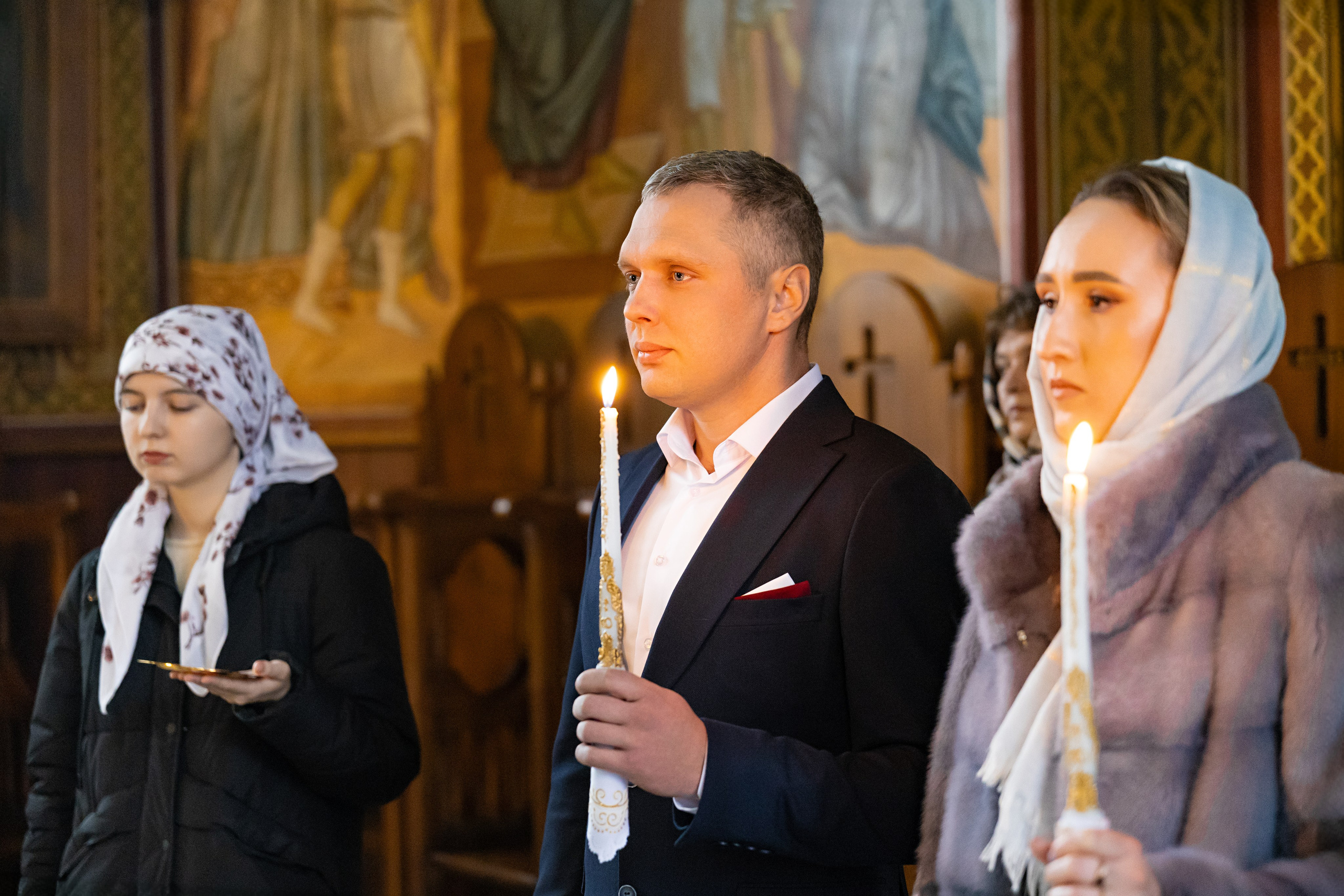 Венчание в Преображенском соборе. Фотограф Белгород