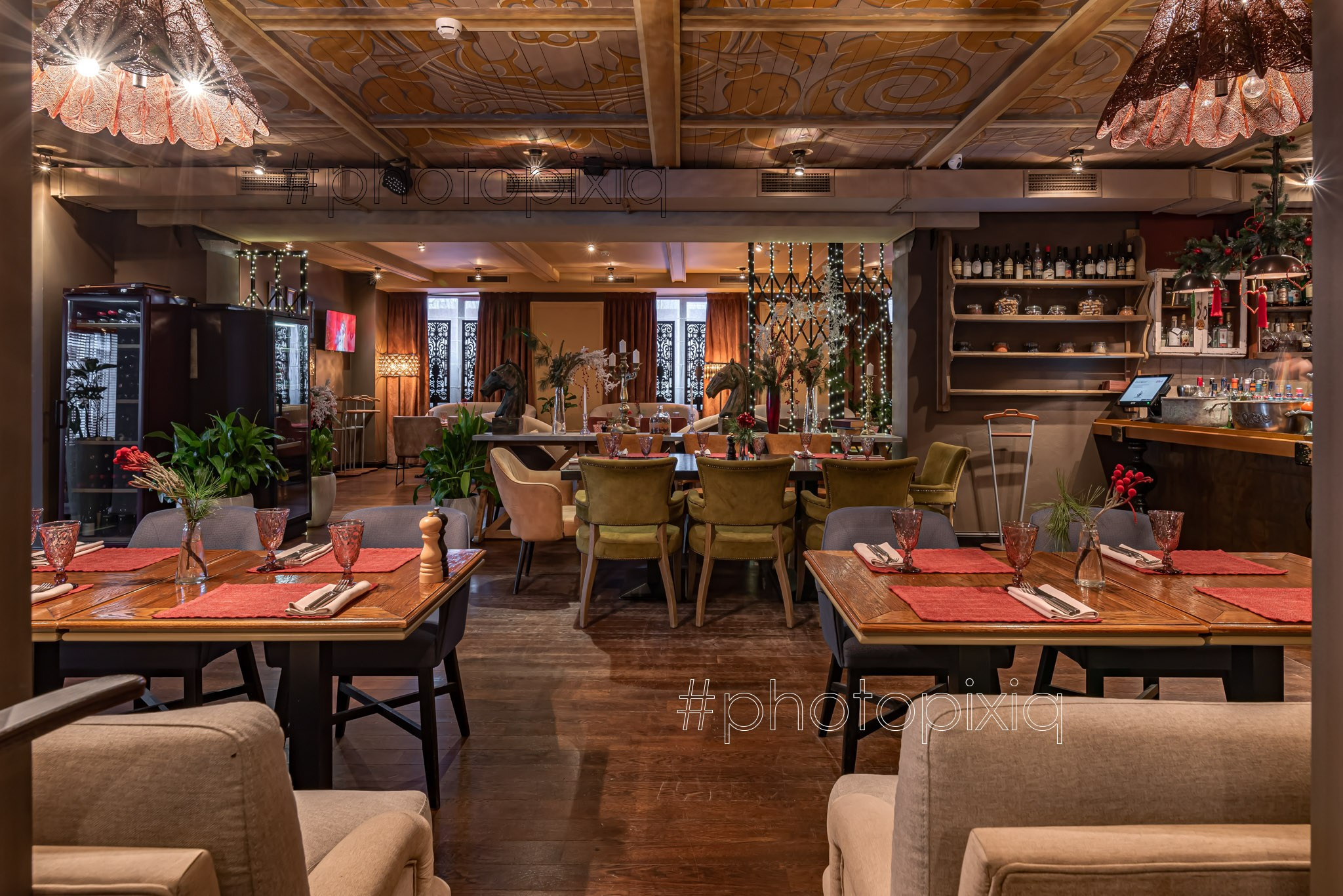 Интерьерная съёмка ресторана MARANI в Жуковке. Интерьерная съёмка и виртуальные туры — Интерьерный фотограф Кузнецов Сергей (photopixiq)