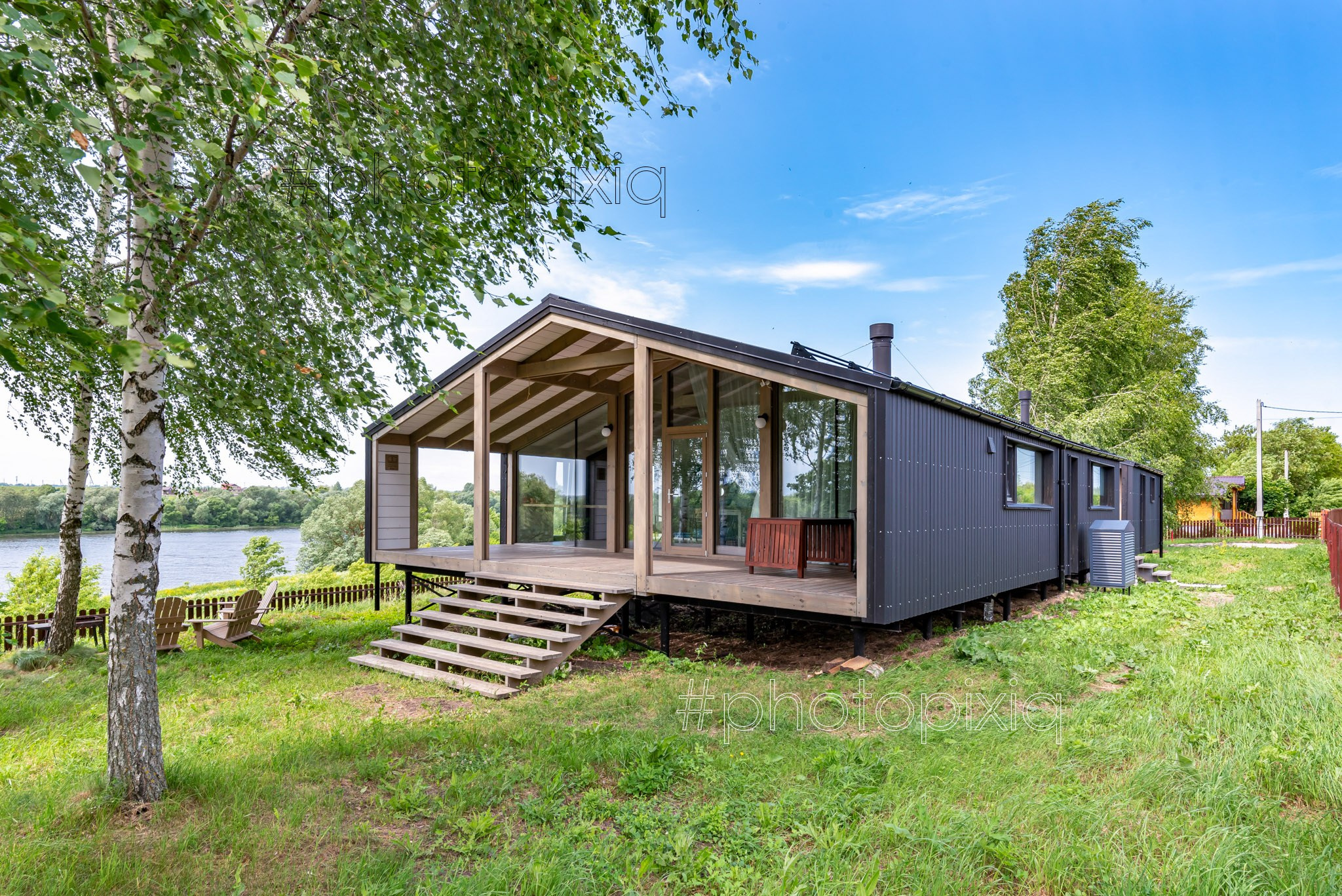 Съёмка загородного дома на Оке для аренды. Интерьерная съёмка и виртуальные туры — Интерьерный фотограф Кузнецов Сергей (photopixiq)