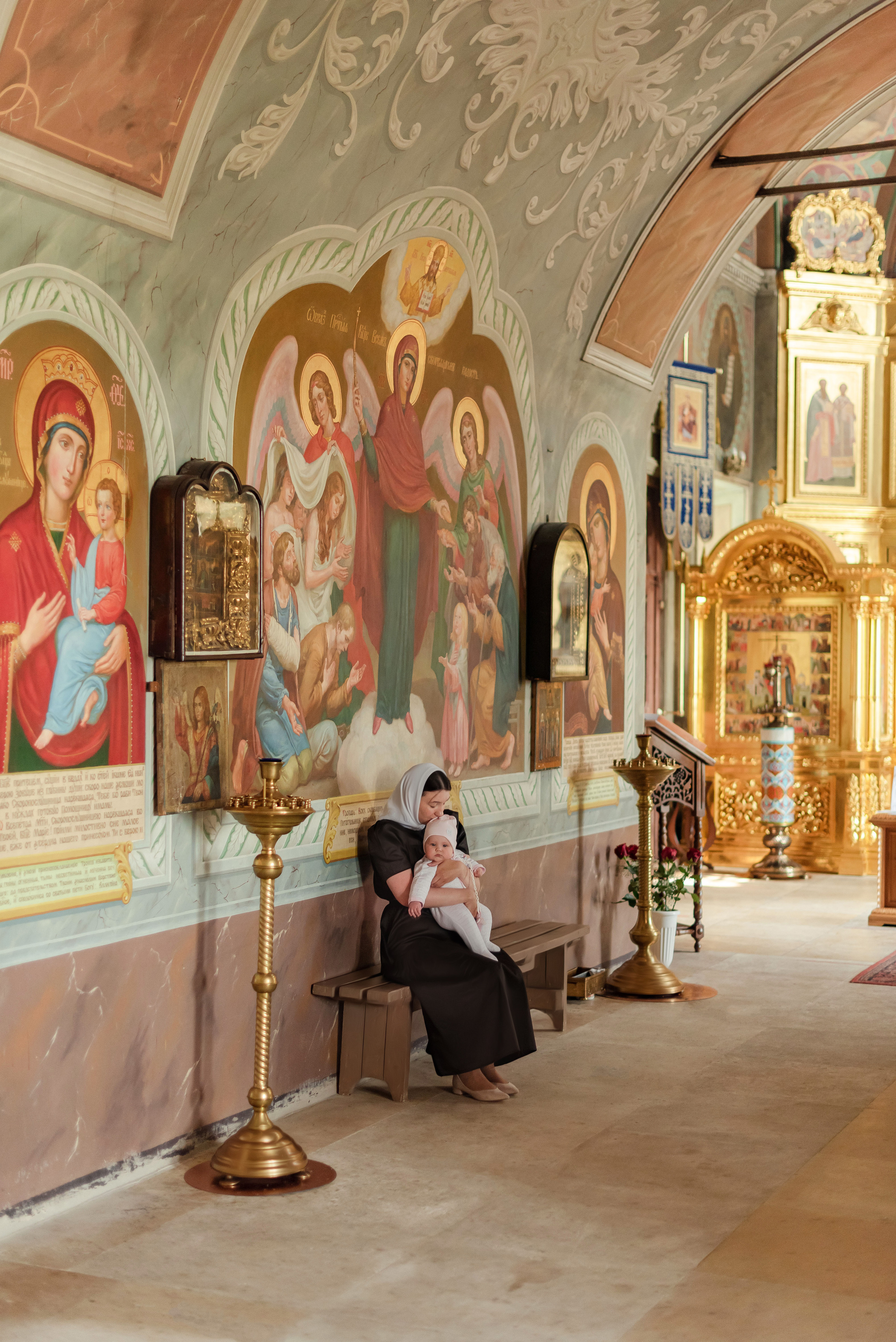 Крещение малышки Софии. Свадебный, семейный и детский фотограф в Москве и области
