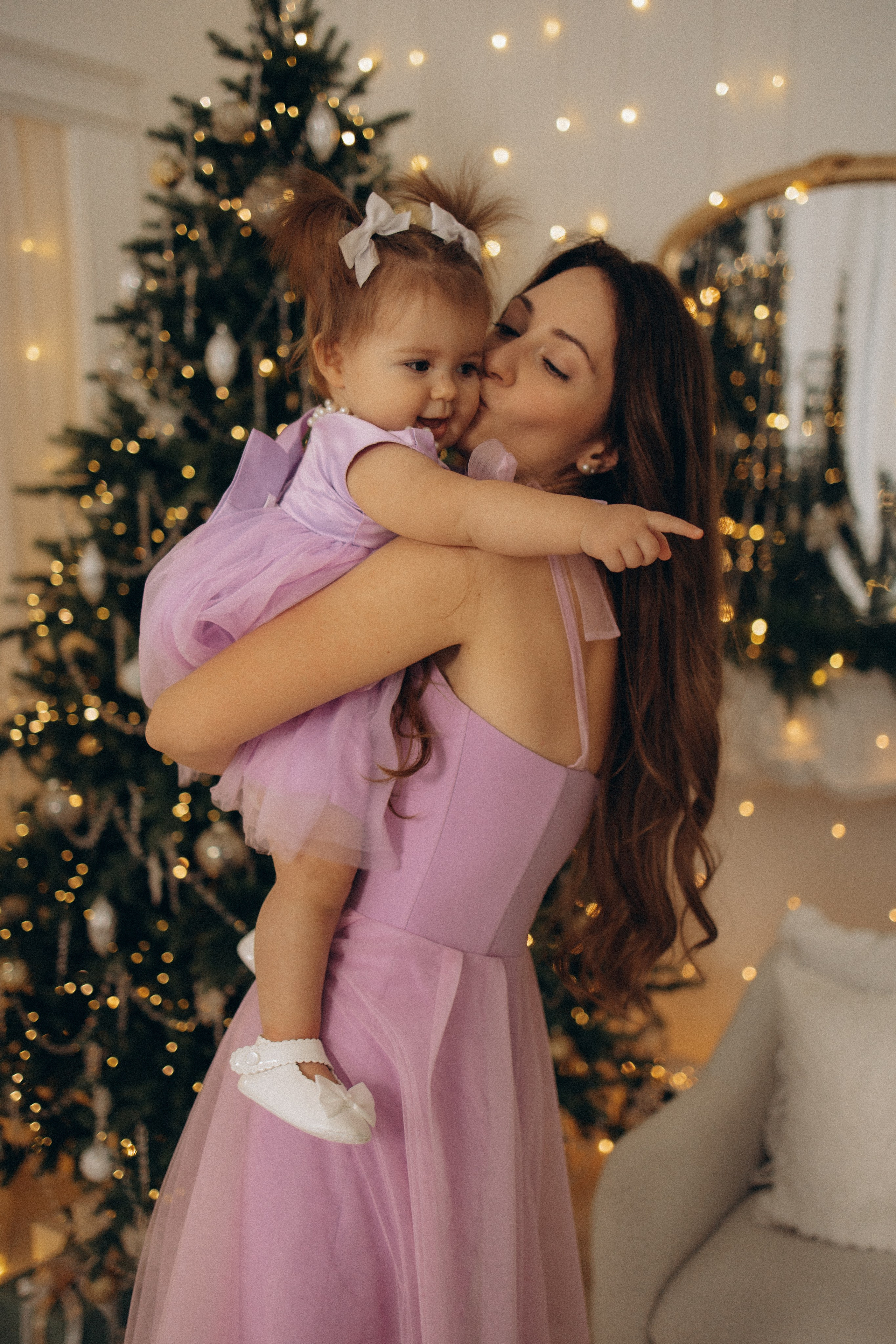 Новый год маленькой Анечки. Семейный фотограф в Москве Анастасия Шалда