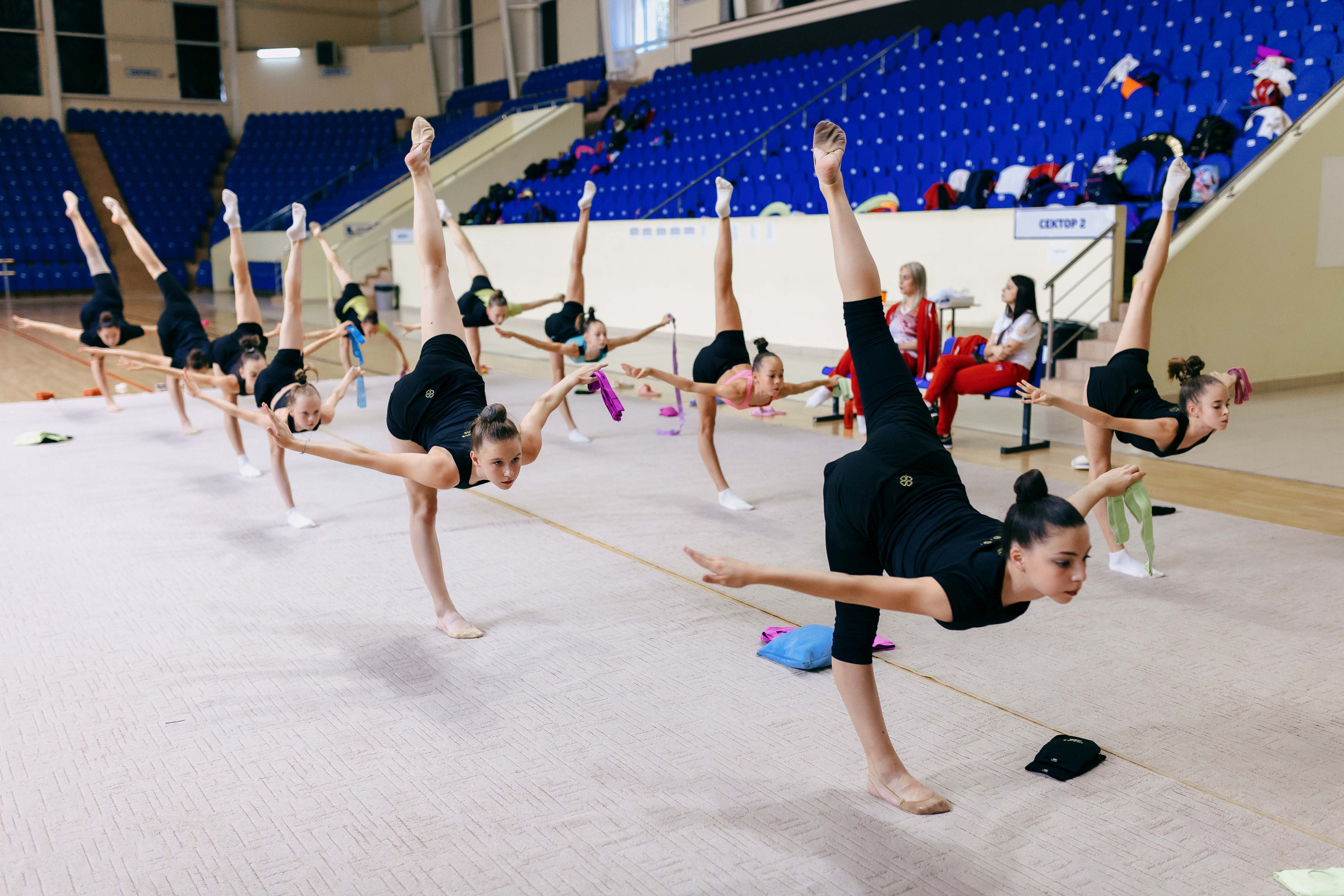 Сборы. Художественная гимнастика. Июль 2022. Спортивный фотограф Александр Васильев. RG и AGG