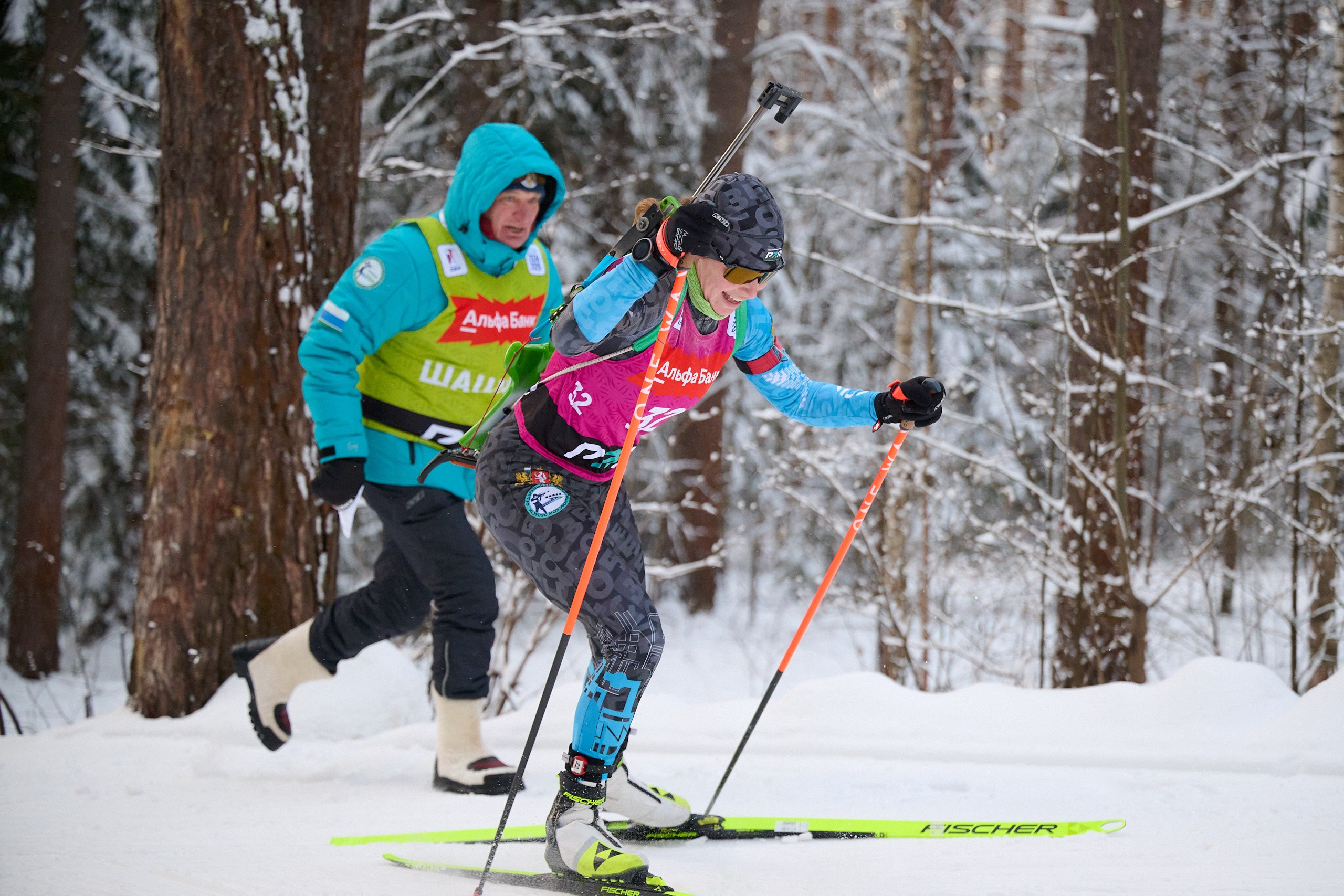 Ижевская Винтовка 55. Спринт. Женщины. Спортивный репортажный фотограф в Ижевске Сергей Мерзляков