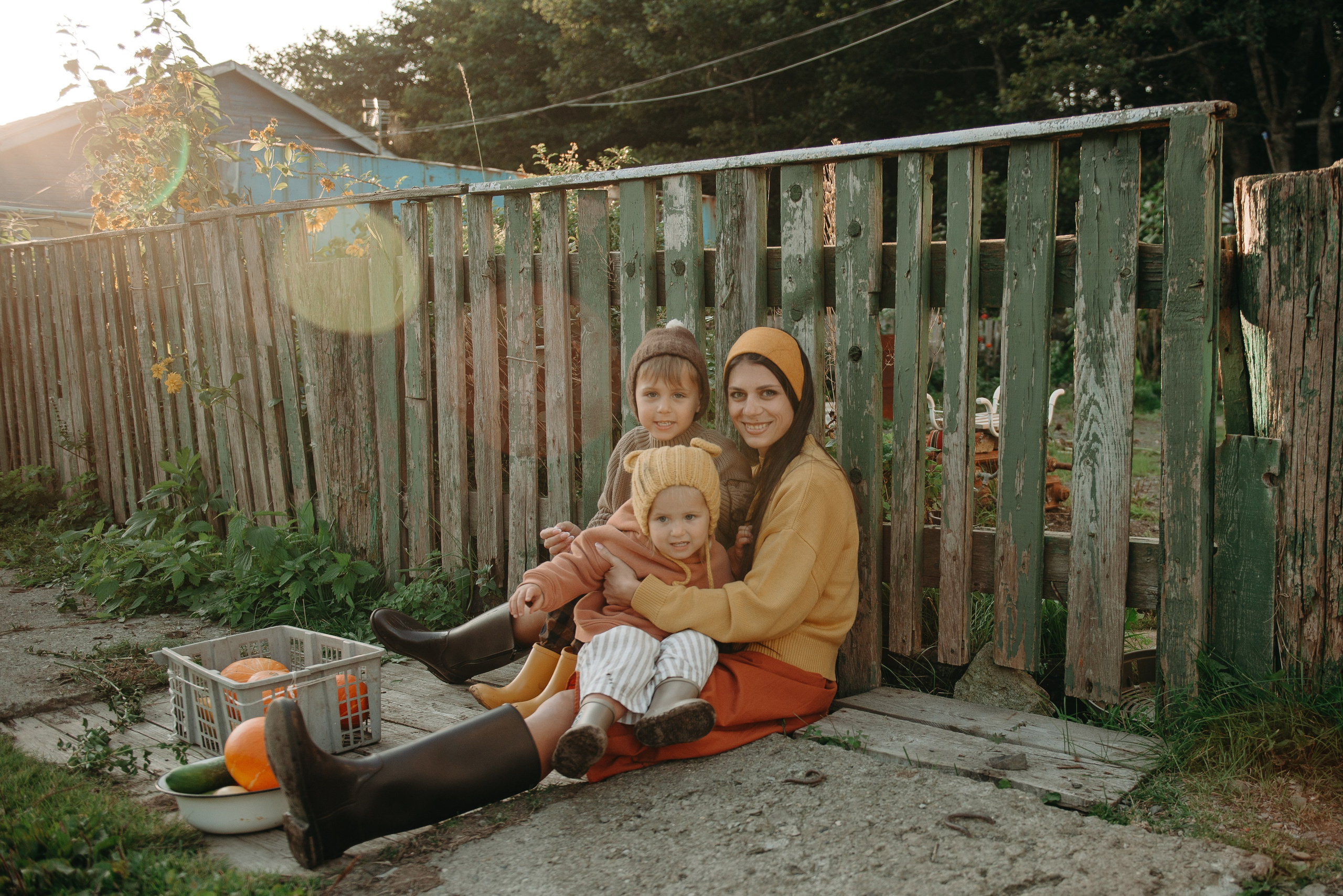 Вика, Рома и Алина. Ирина Метелица фотограф на Шикотане