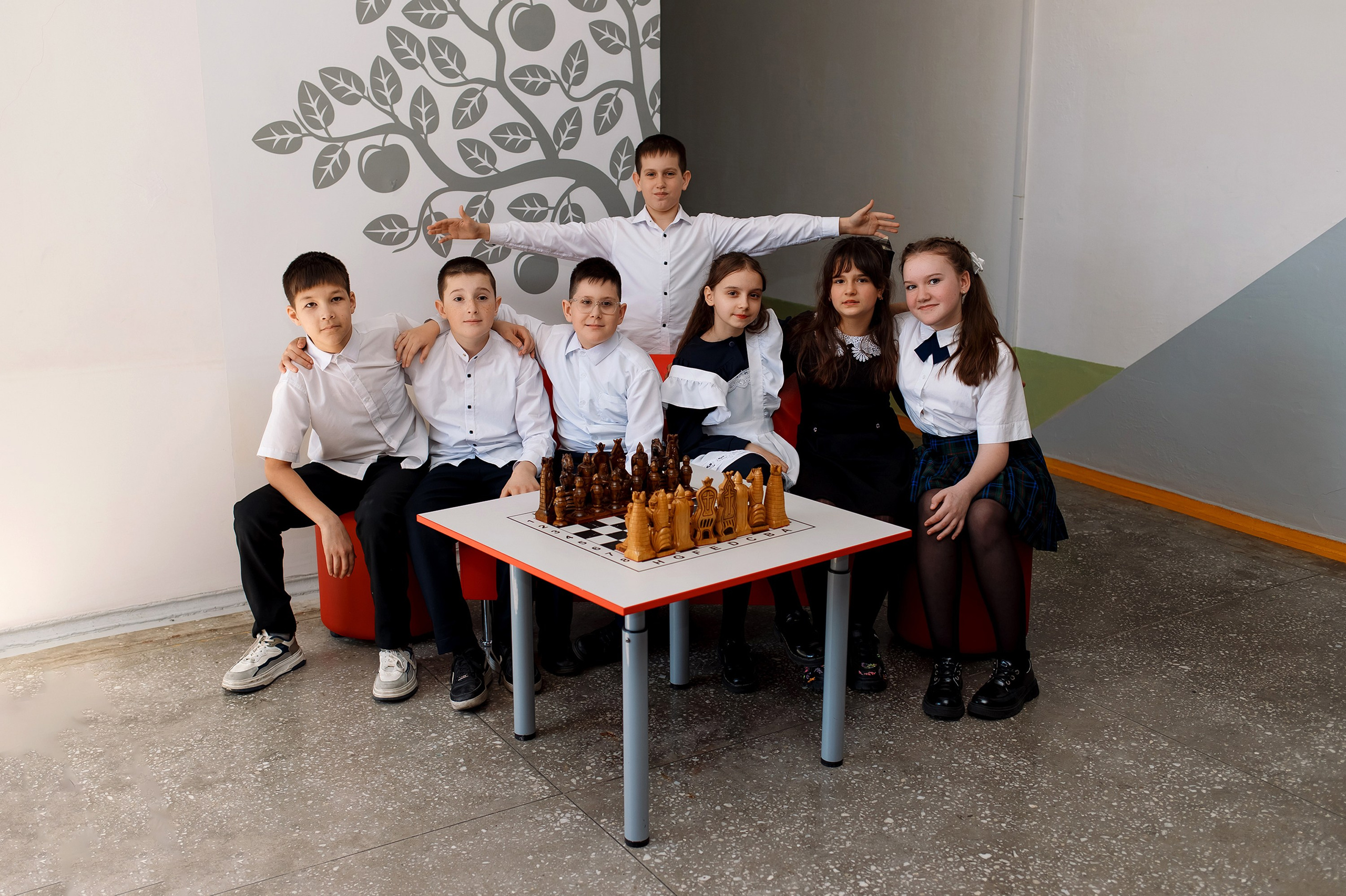 4 класс с. Барабаш. Фотограф Любовь Корниенко, Примоский край