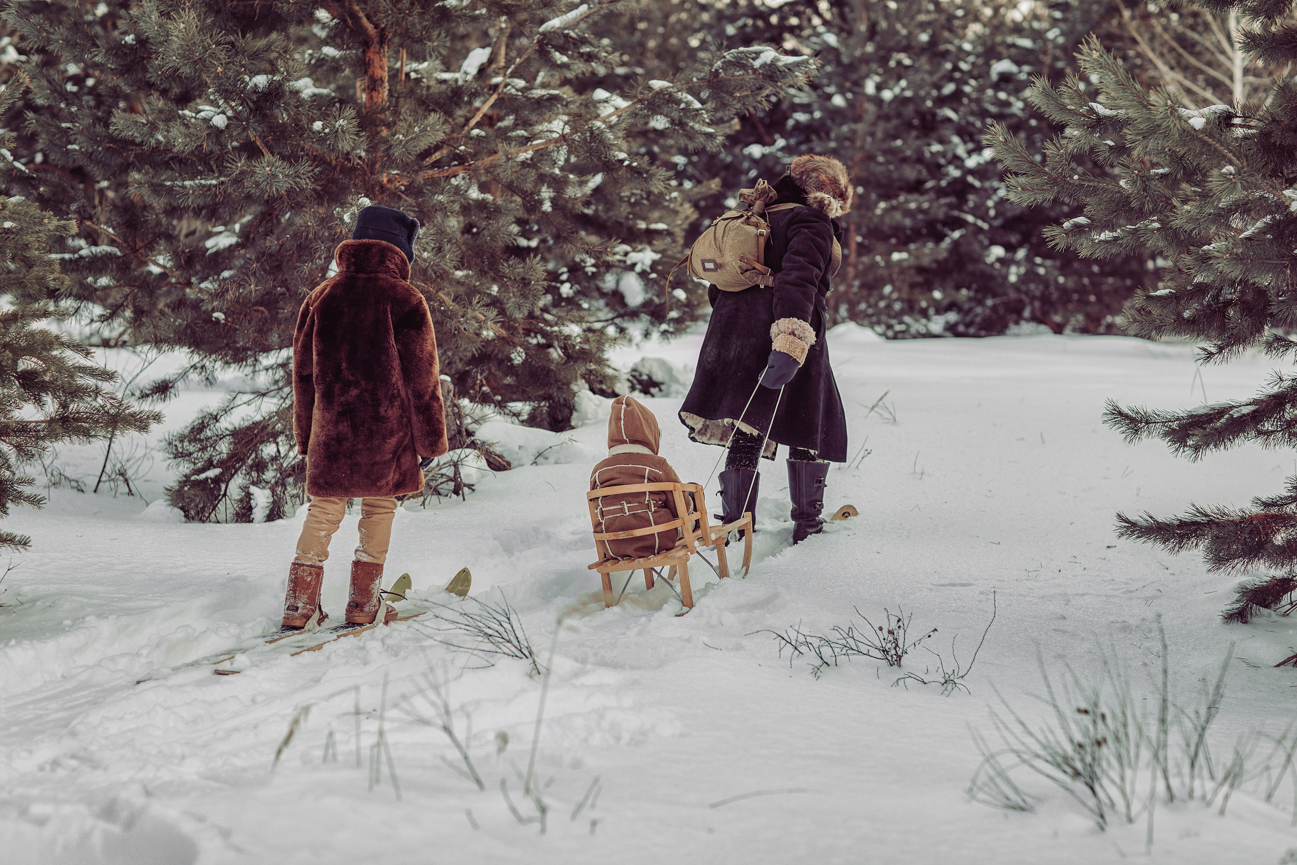 Егерь и внуки. Детский и семейный фотограф в Пензе Лена бешенова