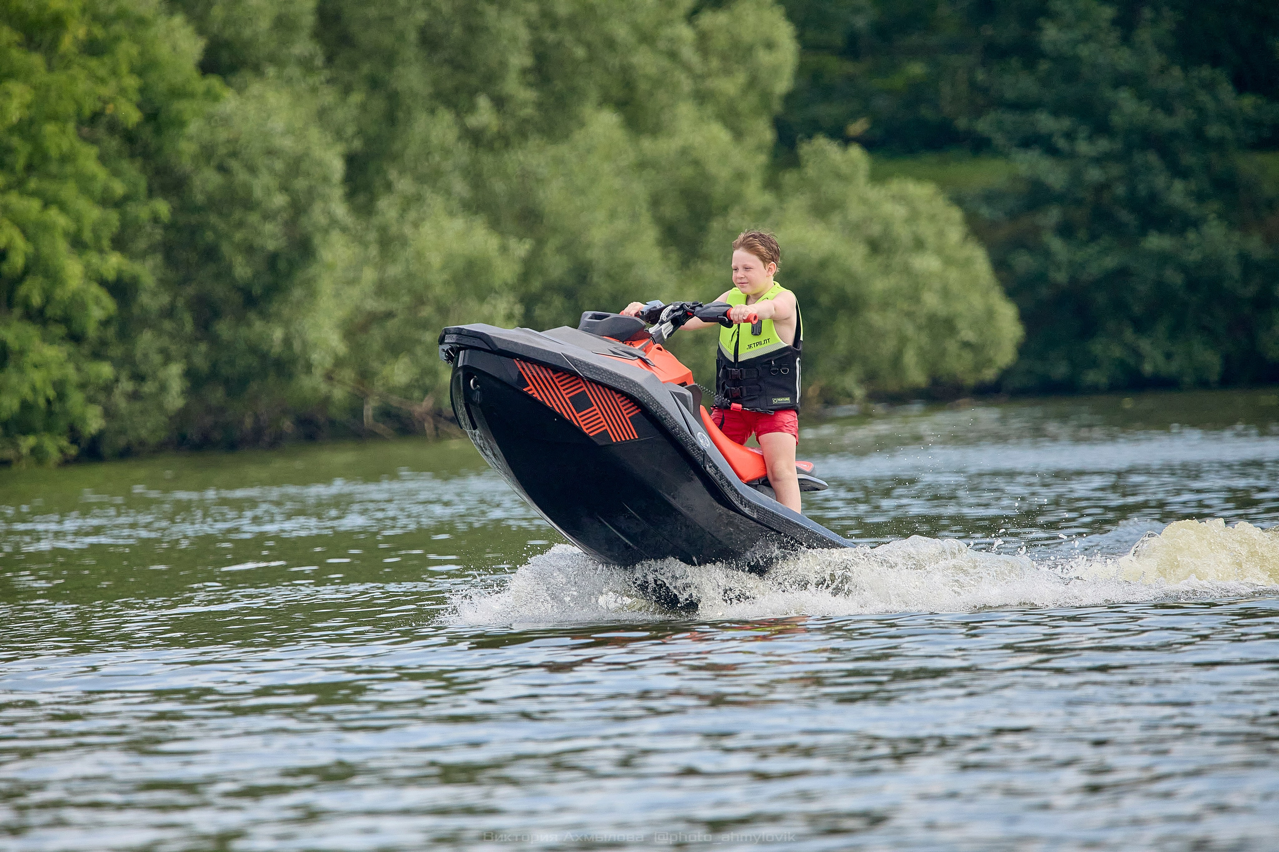 Аквабайки на Северке. Виктория Ахмылова. Фотограф в Москве