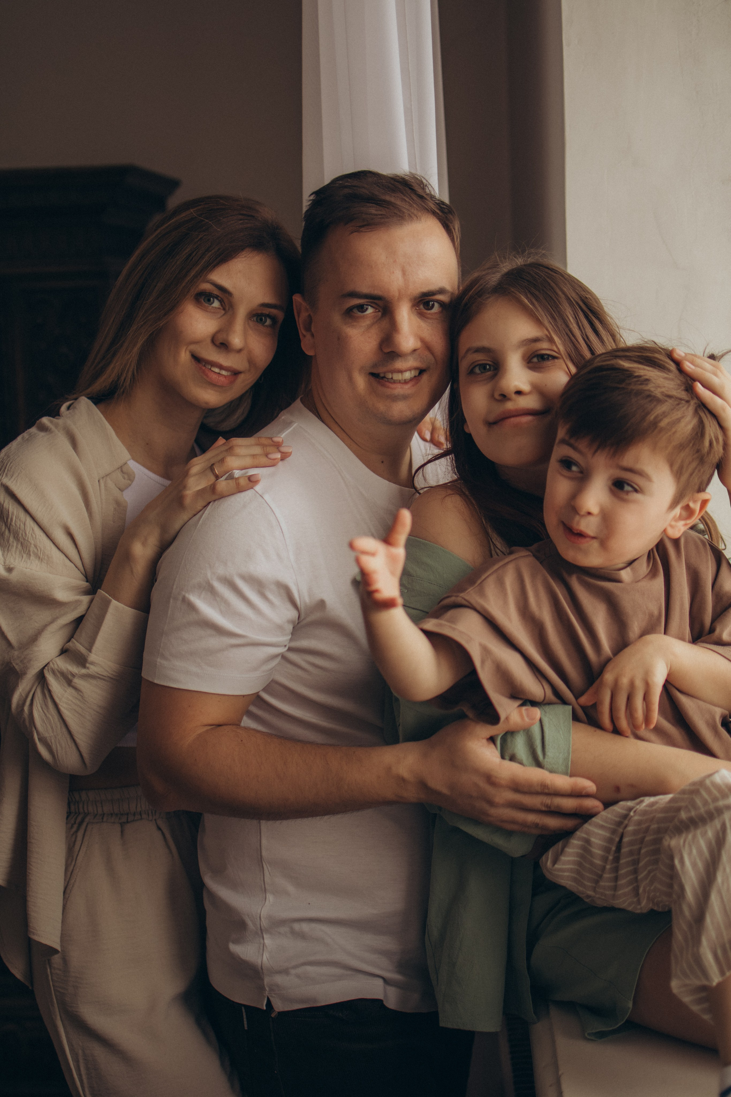 Сергей, Лидия, София и Андрей. Семейный фотограф Москва