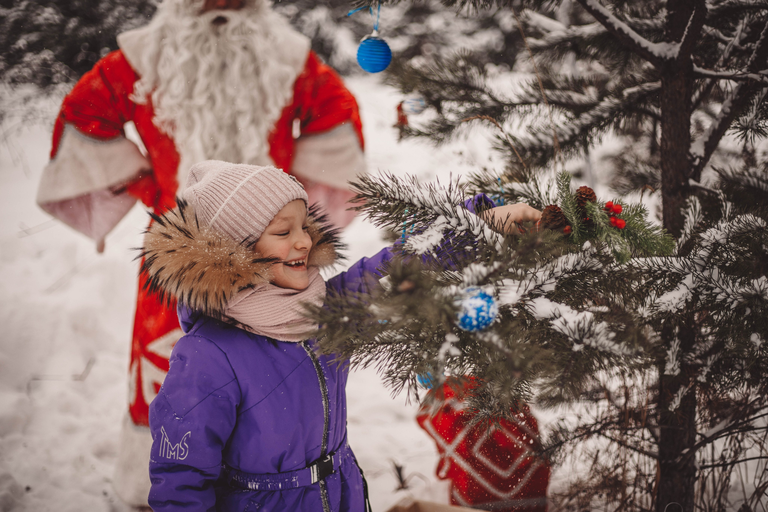 Фотопроект - Волшебная встреча с Дедом Морозом. Семейный и женский фотограф Кемерово Мария Степ