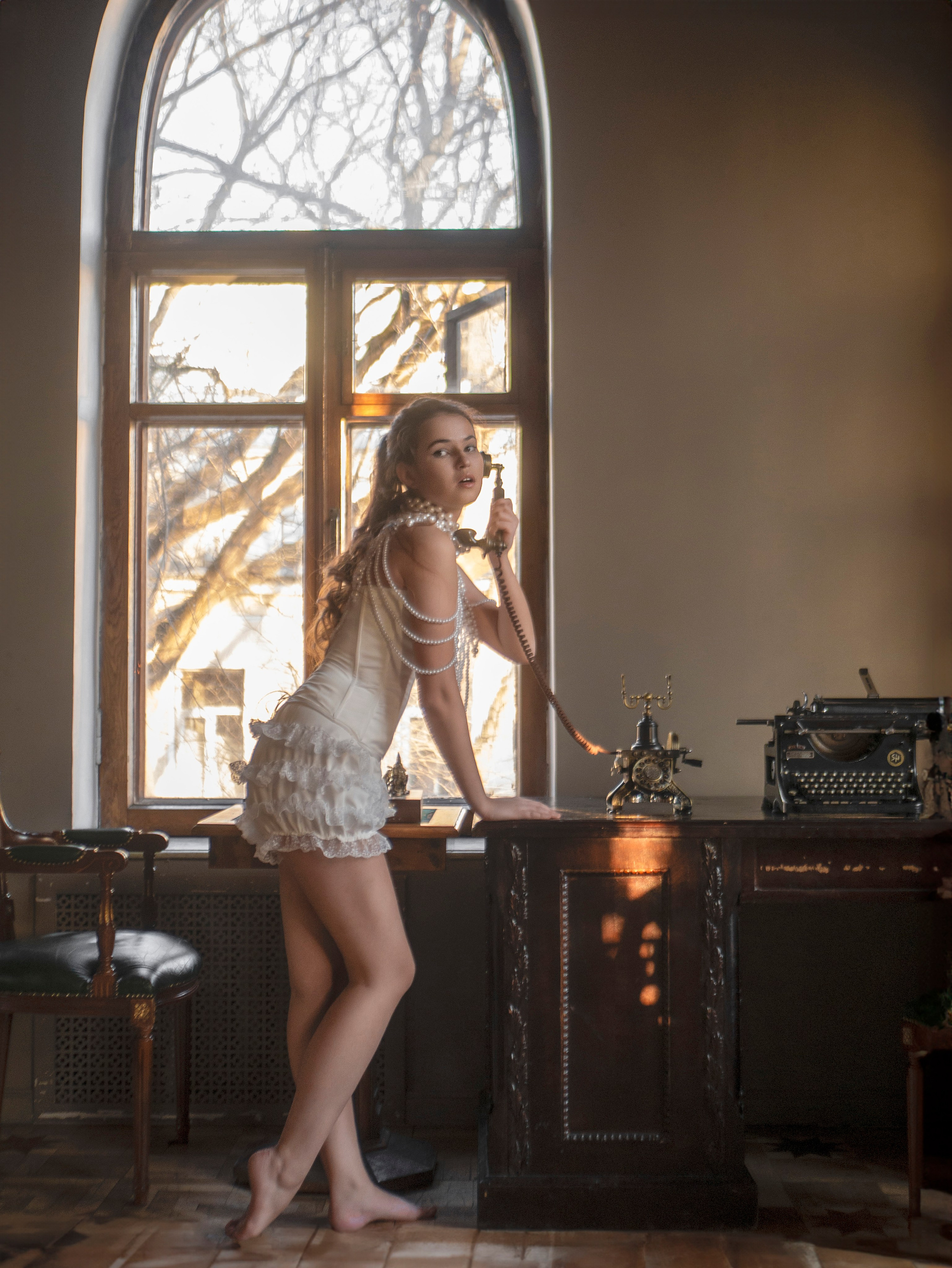 С свечами. Арт фотограф, женский фотограф Москва