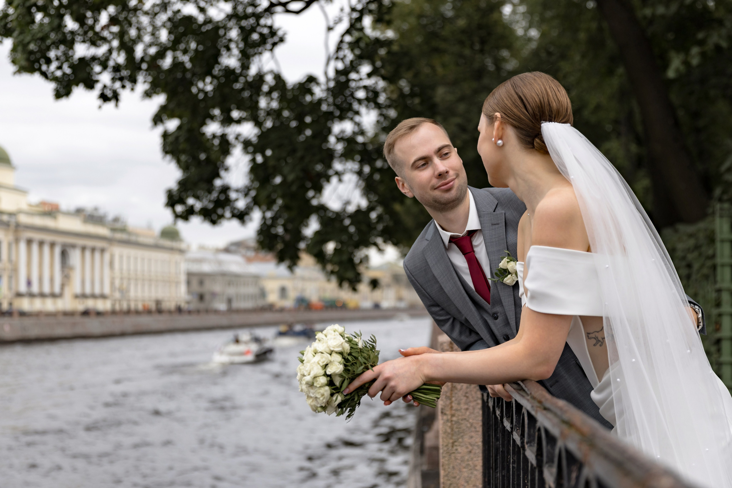 Свадебный день Юлии и Максима. Свадебный и портретный фотограф в Санкт-Петербурге Надежда Чечулина