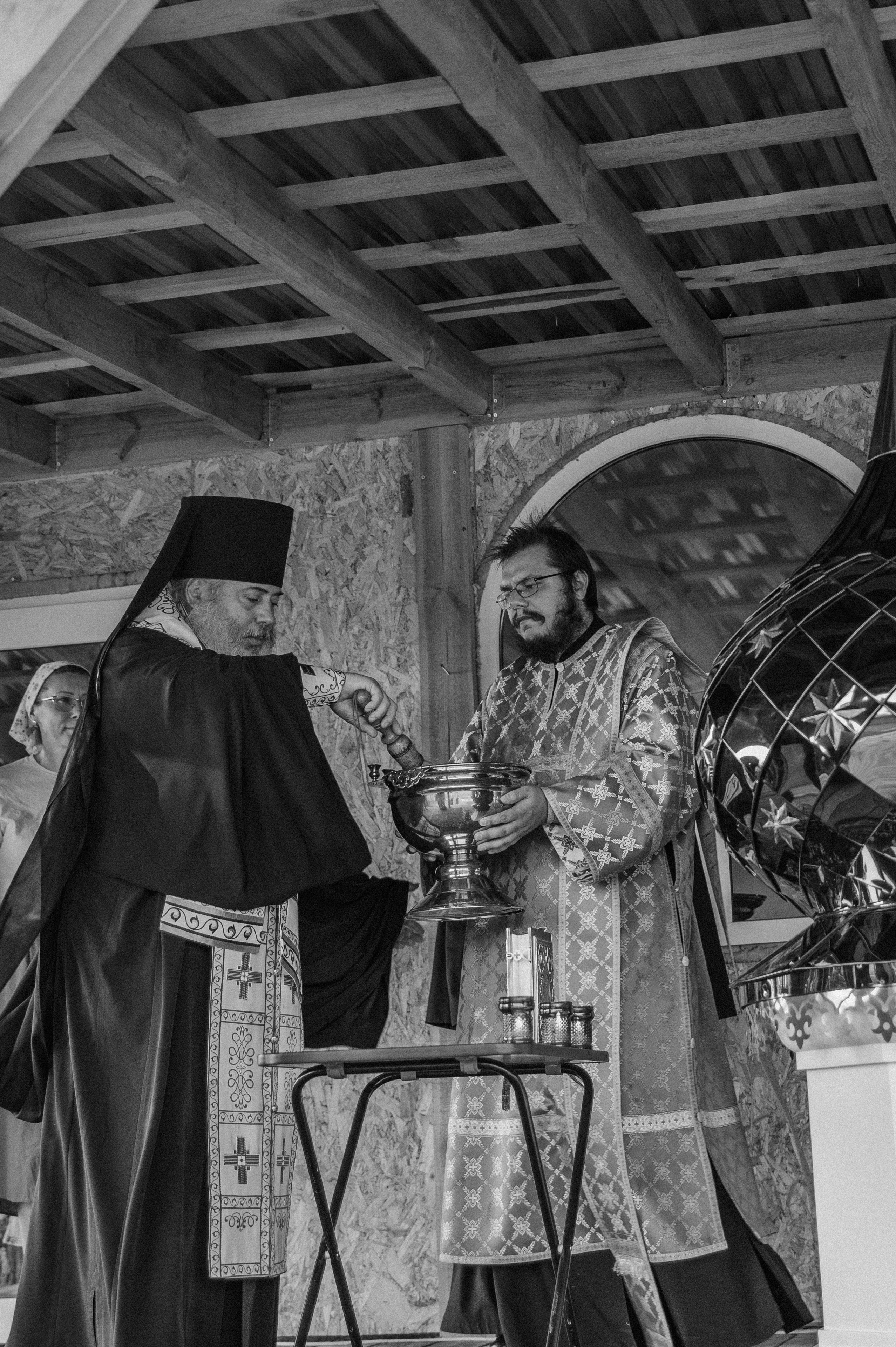 Освещение купола в храме Казанской иконы Божьей Матери х. Закутский. Церковный, семейный и репортажный фотограф Волгоград, Волжский