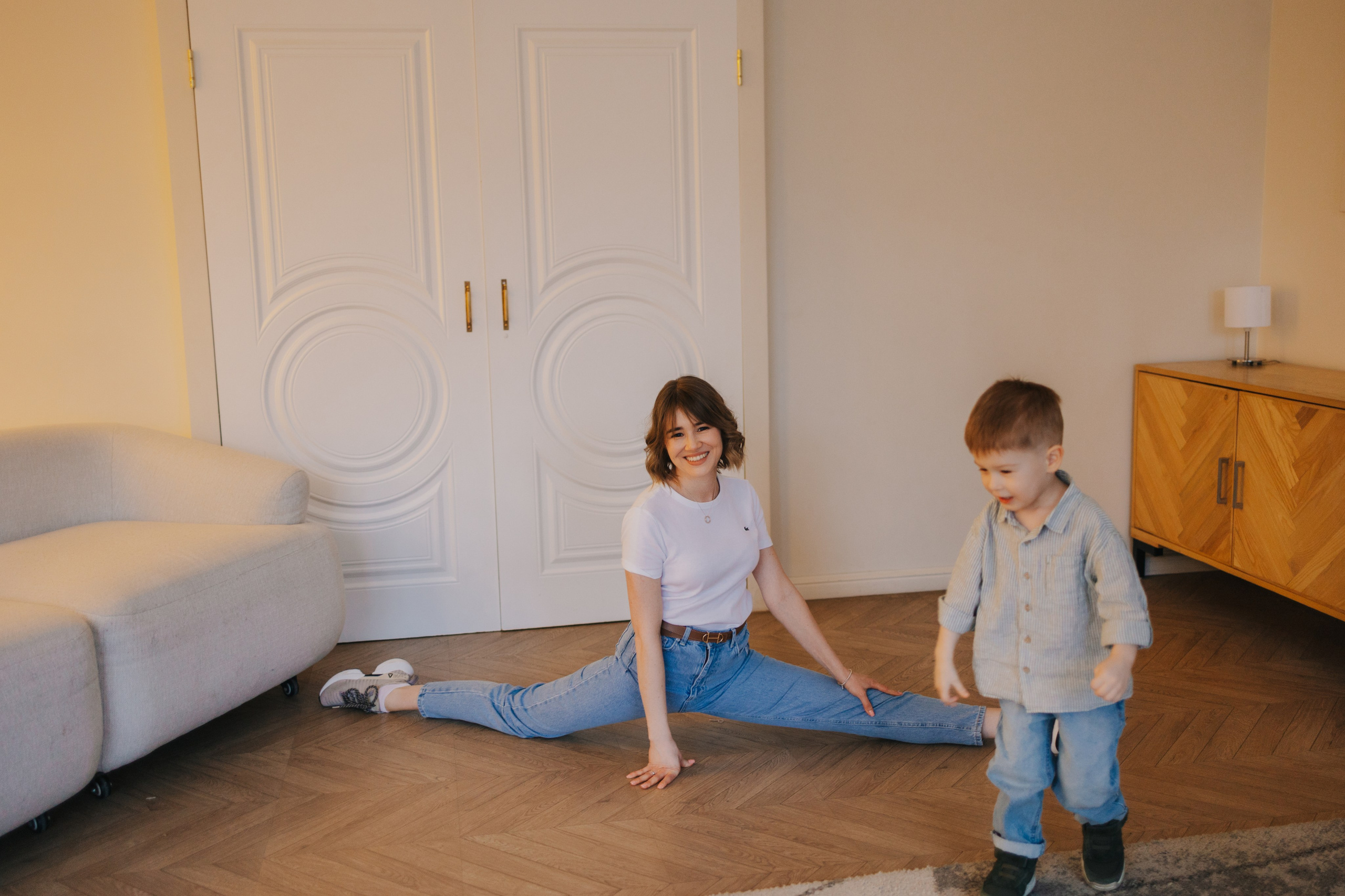 Большая семья. Домашняя фотосессия