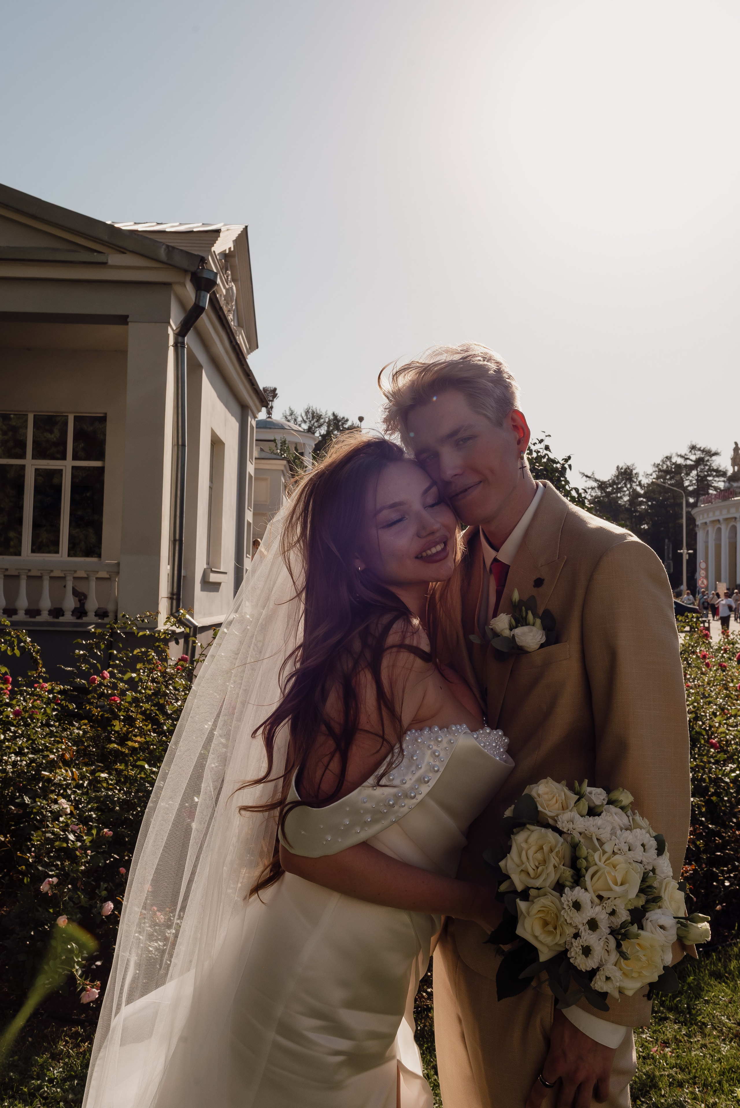 Загс + прогулка | ВДНХ 3. Свадебный и семейный фотограф в Москве Анна Сдобнова