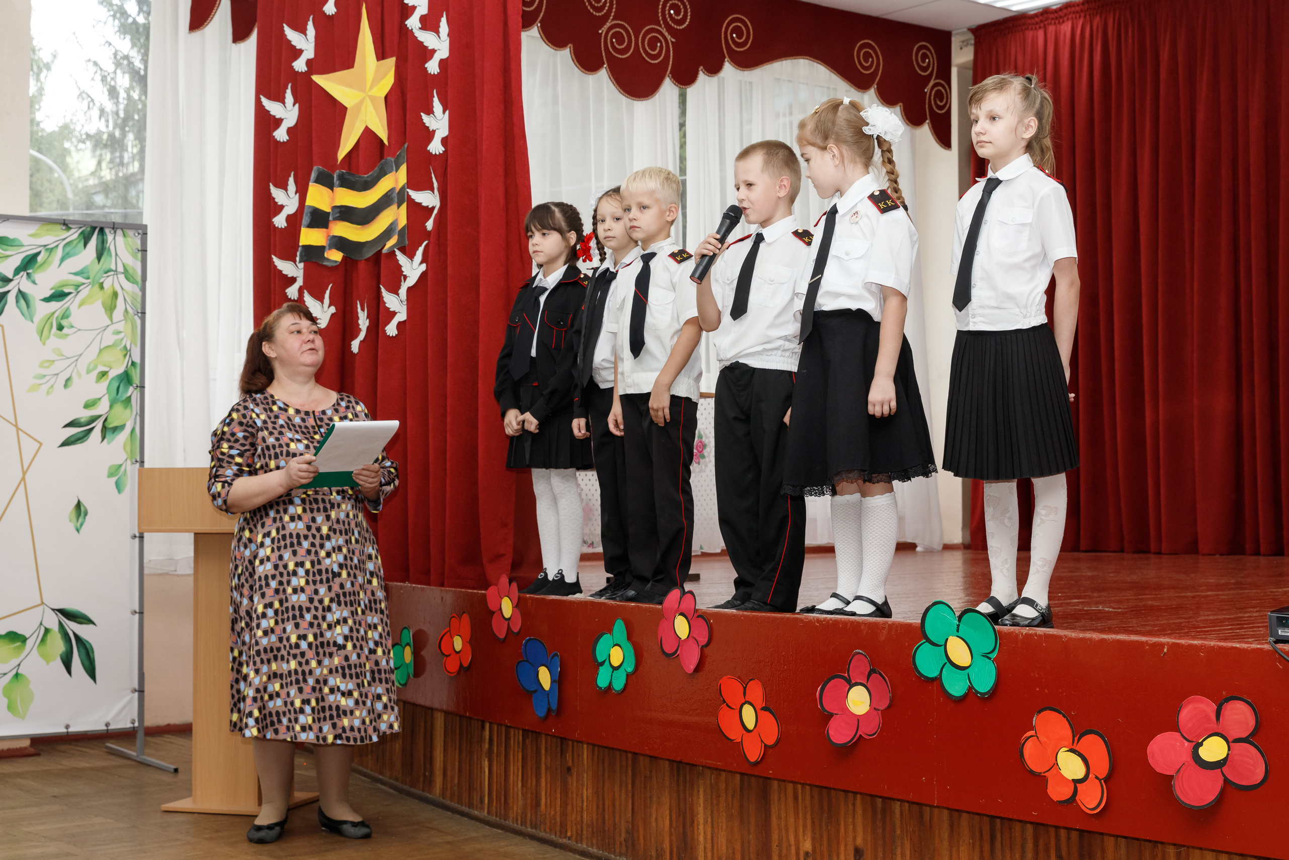 День учителя (СОШ 83, г. Краснодар). Марина Ушакова. Фотограф. Выпускные альбомы. г. Краснодар