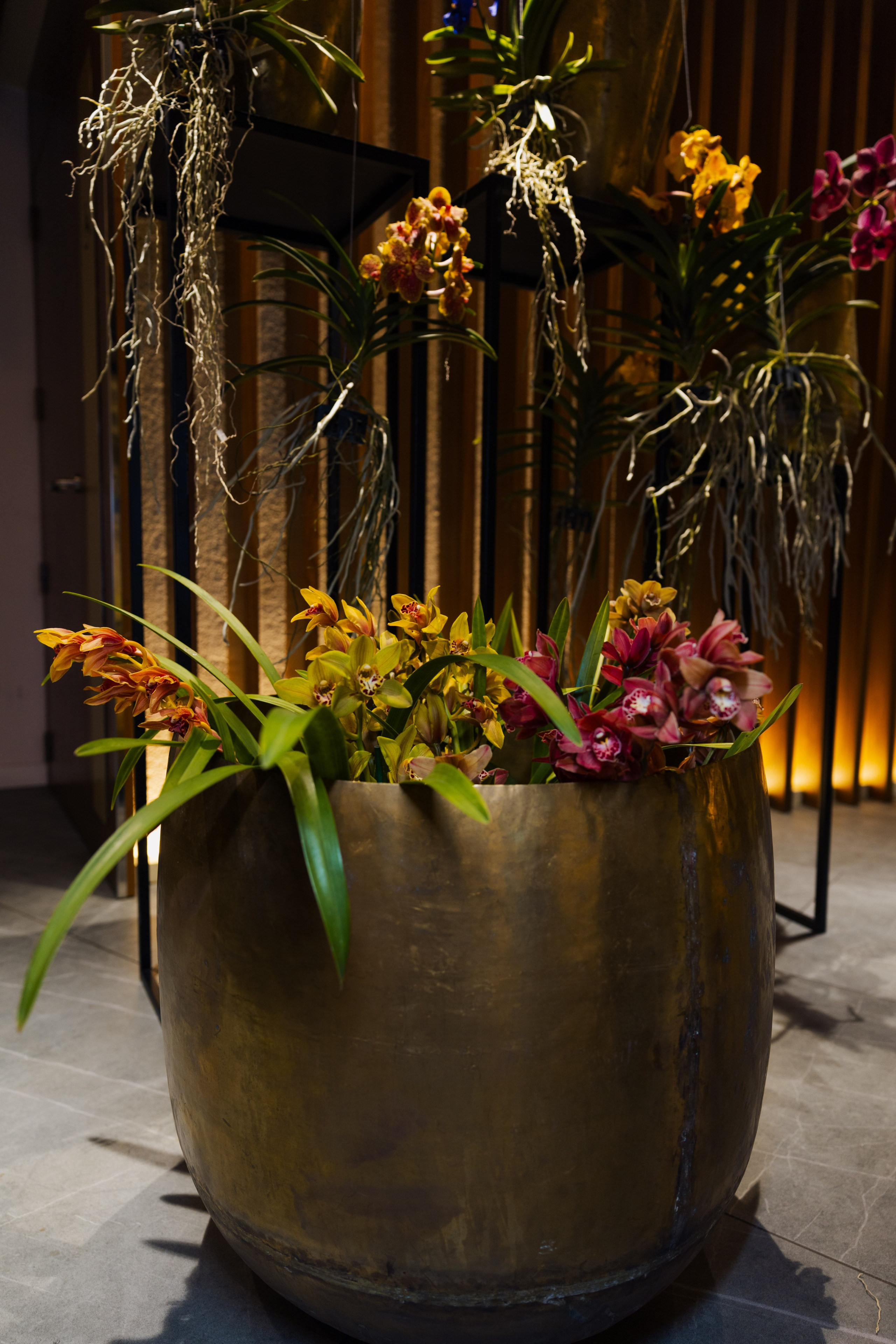 Stunning floral arrangements at Meliá Hotel Barcelona created by renowned florist Araik Galstyan