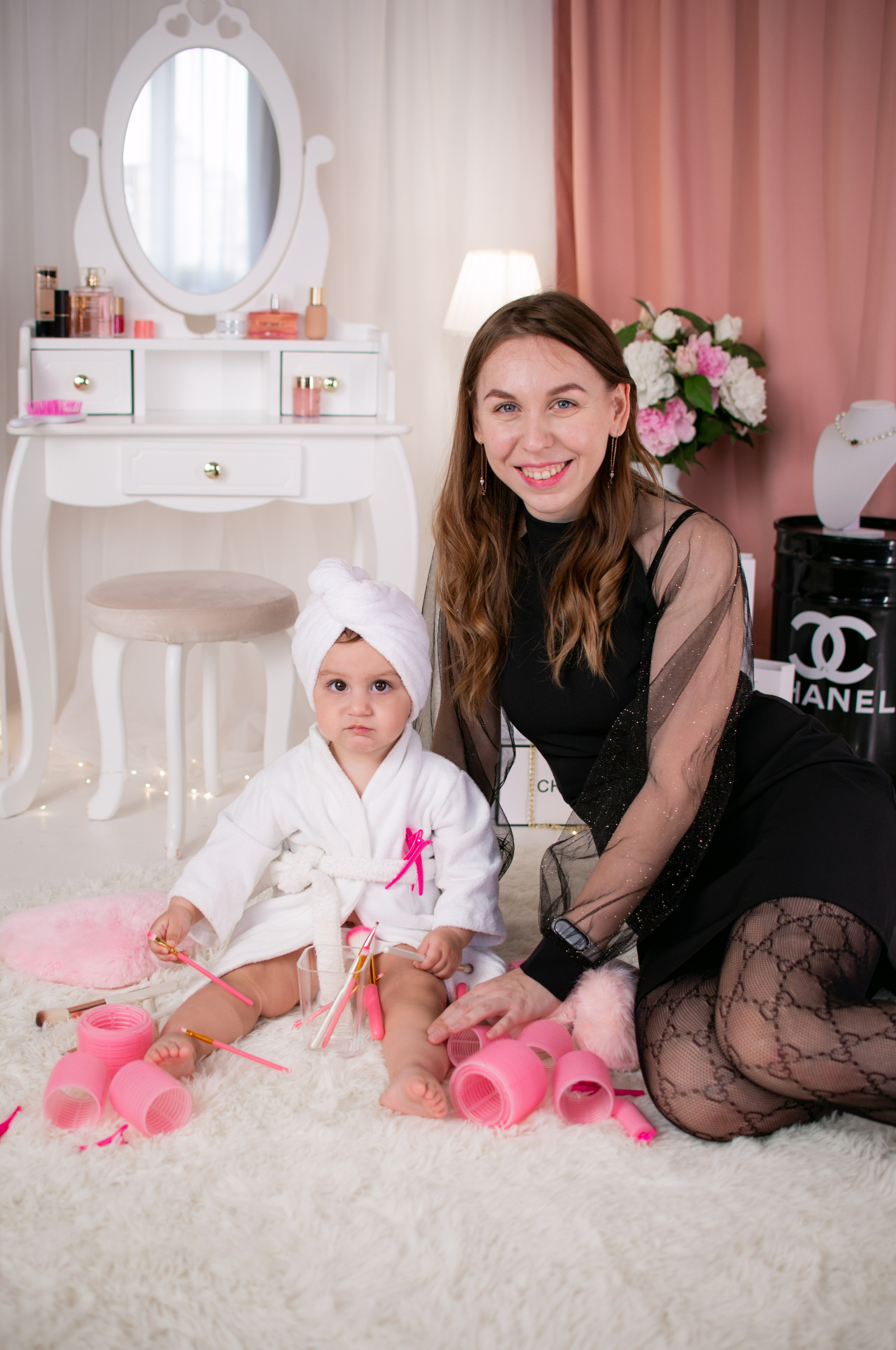 Анонс первых кадров с фотопроекта «Шанель» для Эмилии. Фотограф новорожденных Краснодар Малышенко Надежда