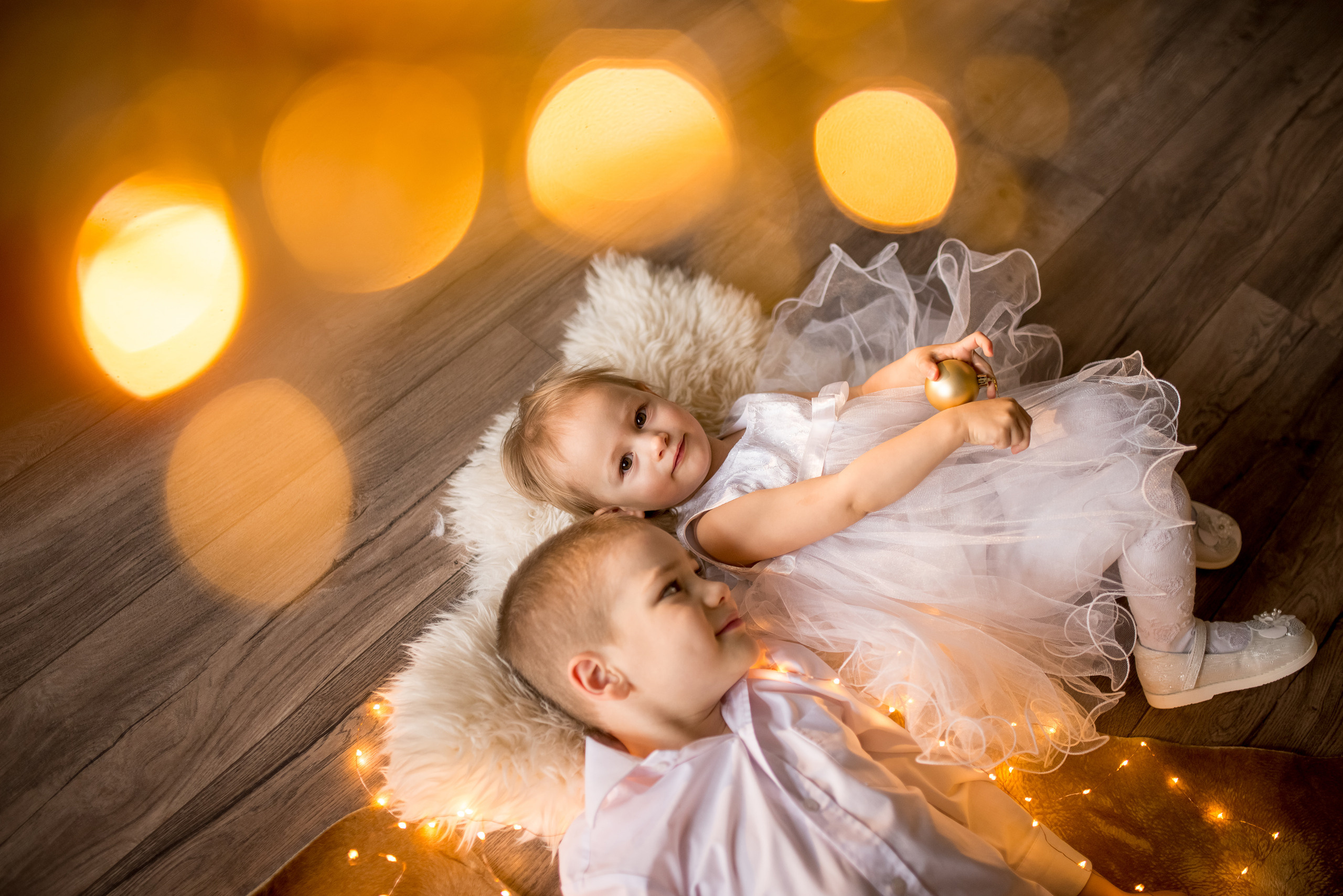 Новогодняя съемка для Ксении, Алексея, Лёни и Анечки. Детский и семейный фотограф в Москве Ульяна Федорова