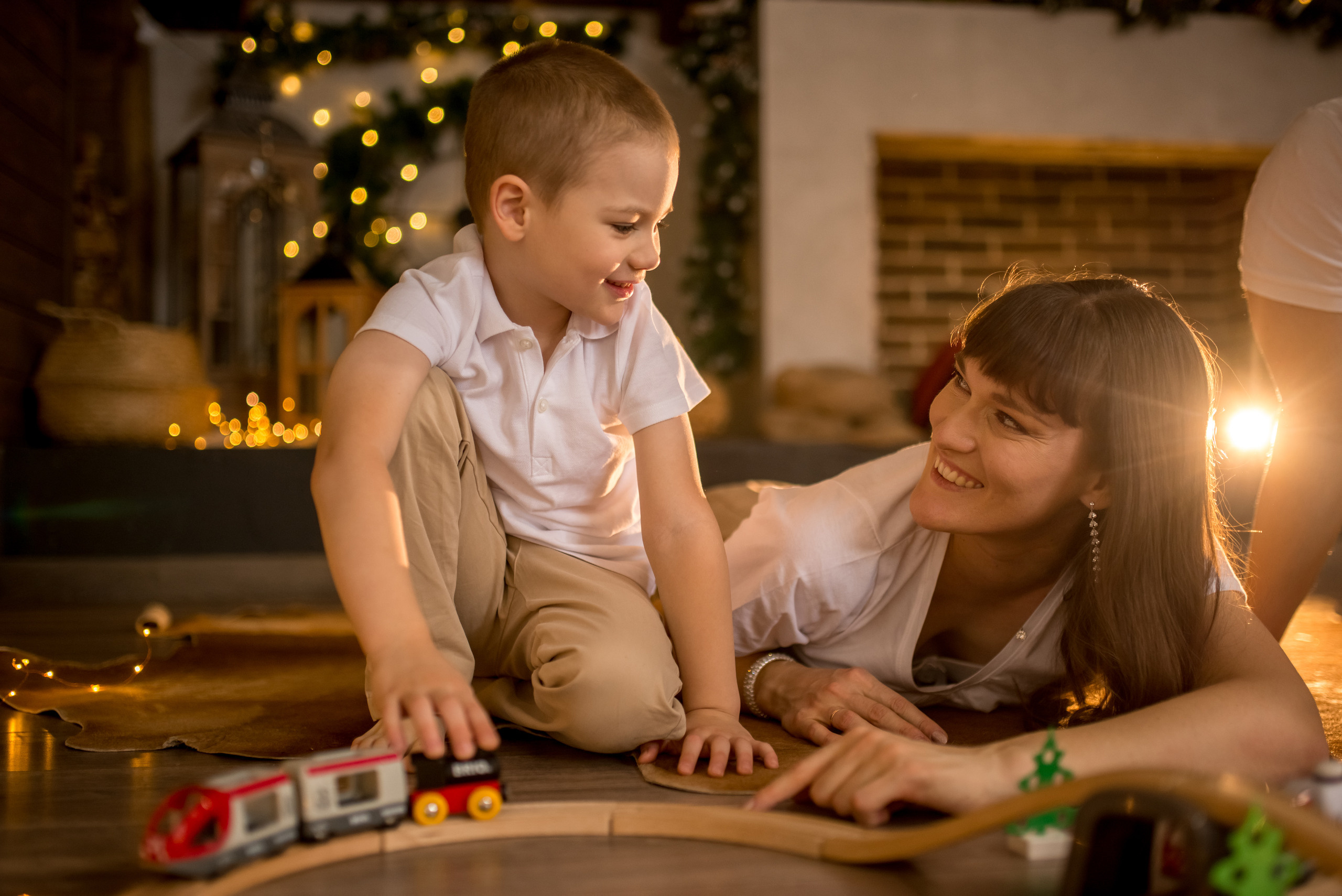 Новогодняя съемка для Ксении, Алексея, Лёни и Анечки. Детский и семейный фотограф в Москве Ульяна Федорова