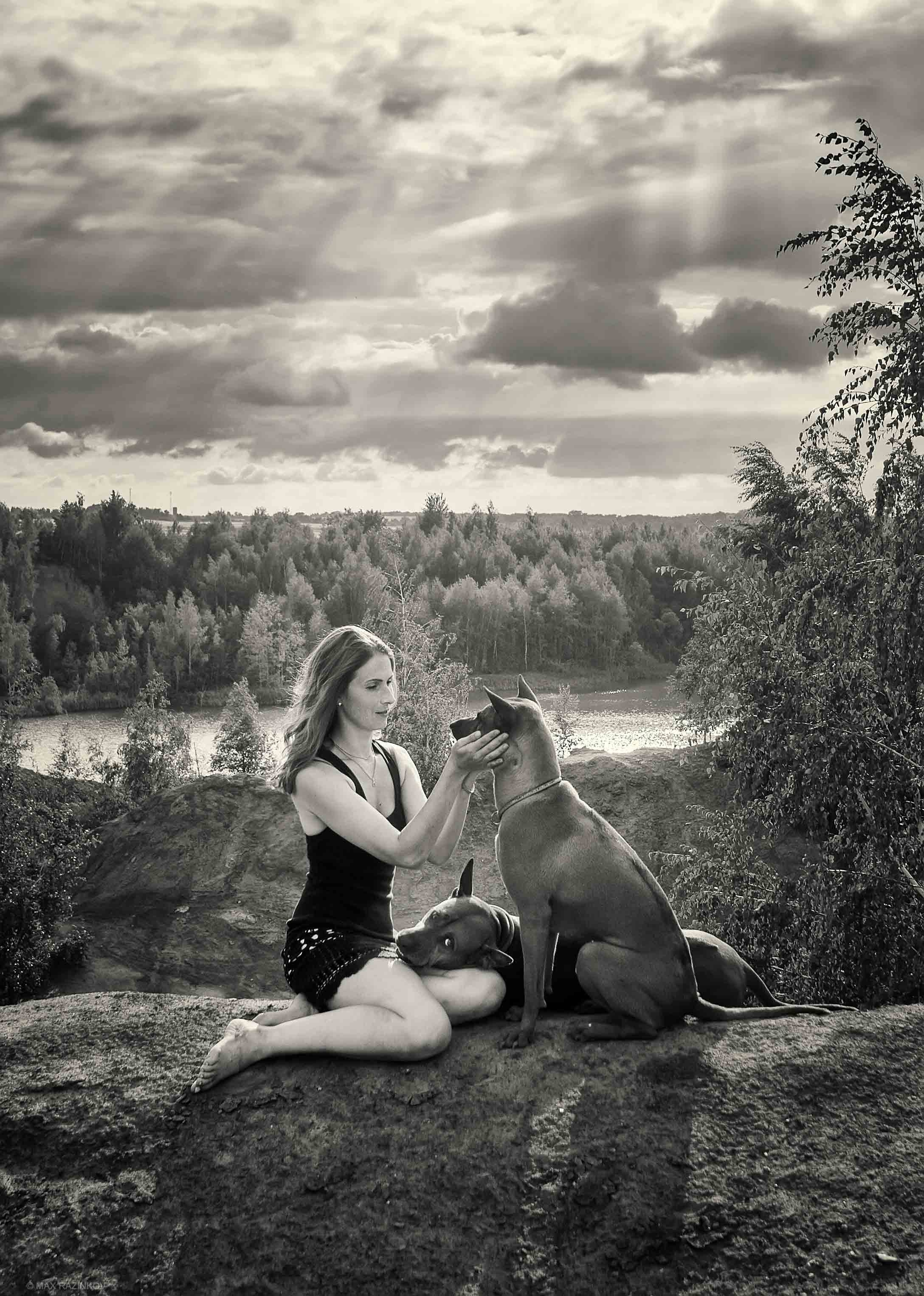 Фото с домашними питомцами. Портретная и свадебная фотосъемка. Москва и область
