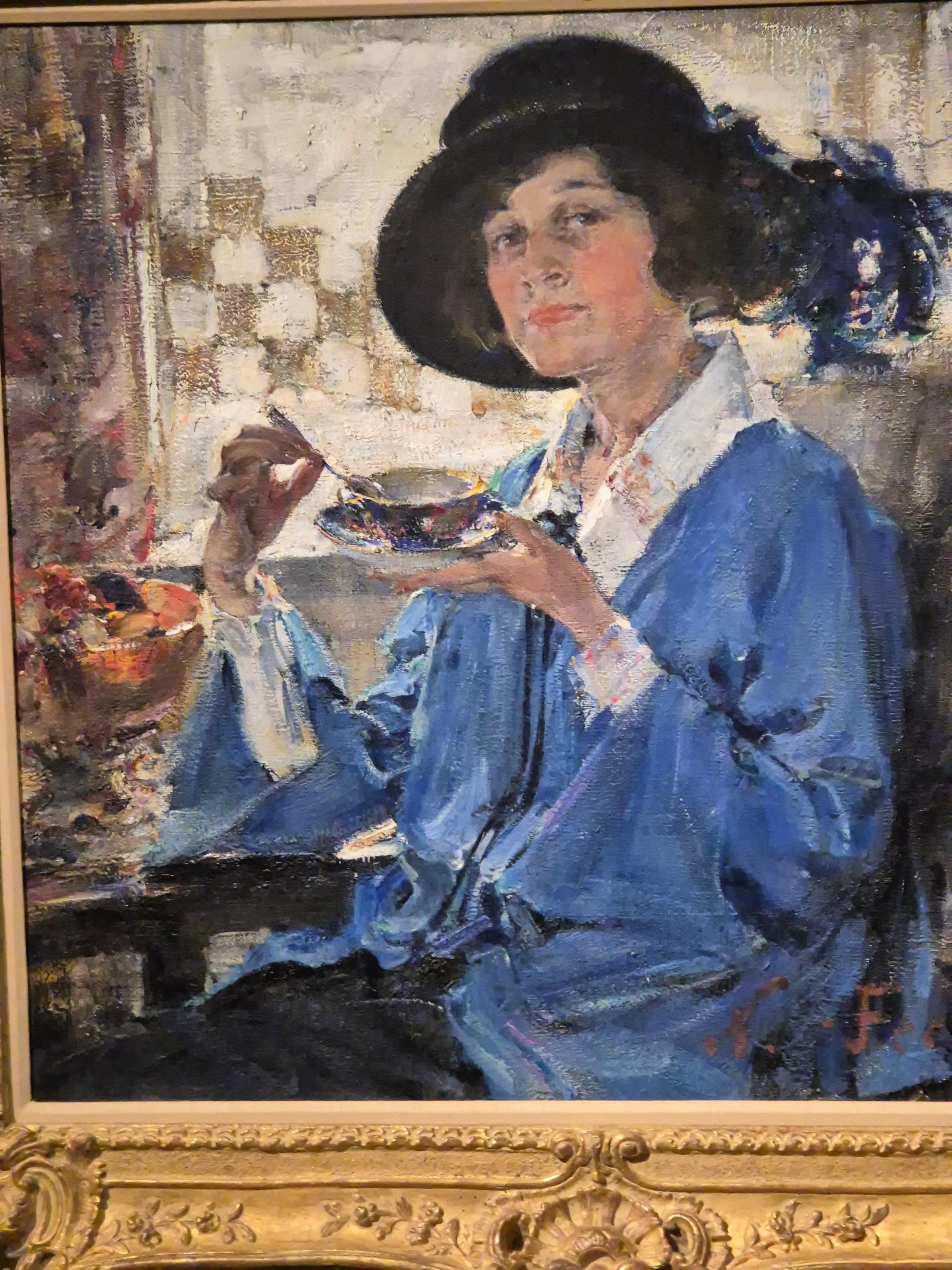 В музее проходит выставка "Изображая воздух". Билеты покупали за неделю до посещения