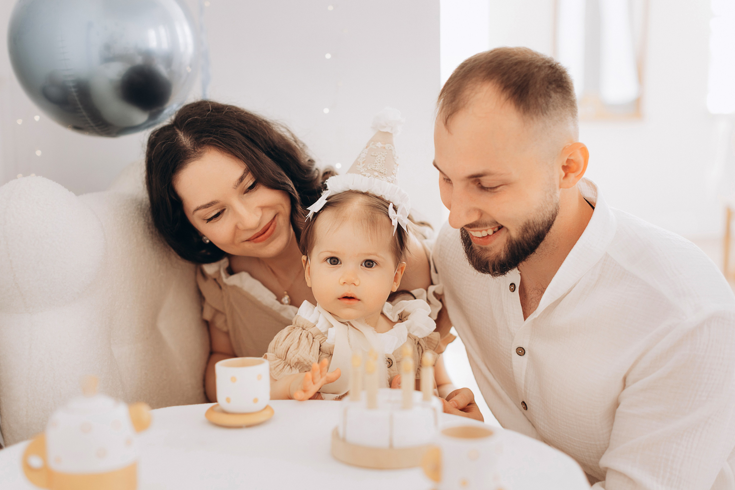 Анечке годик. Семейный и детский Фотограф Ирина Фенина Саратов