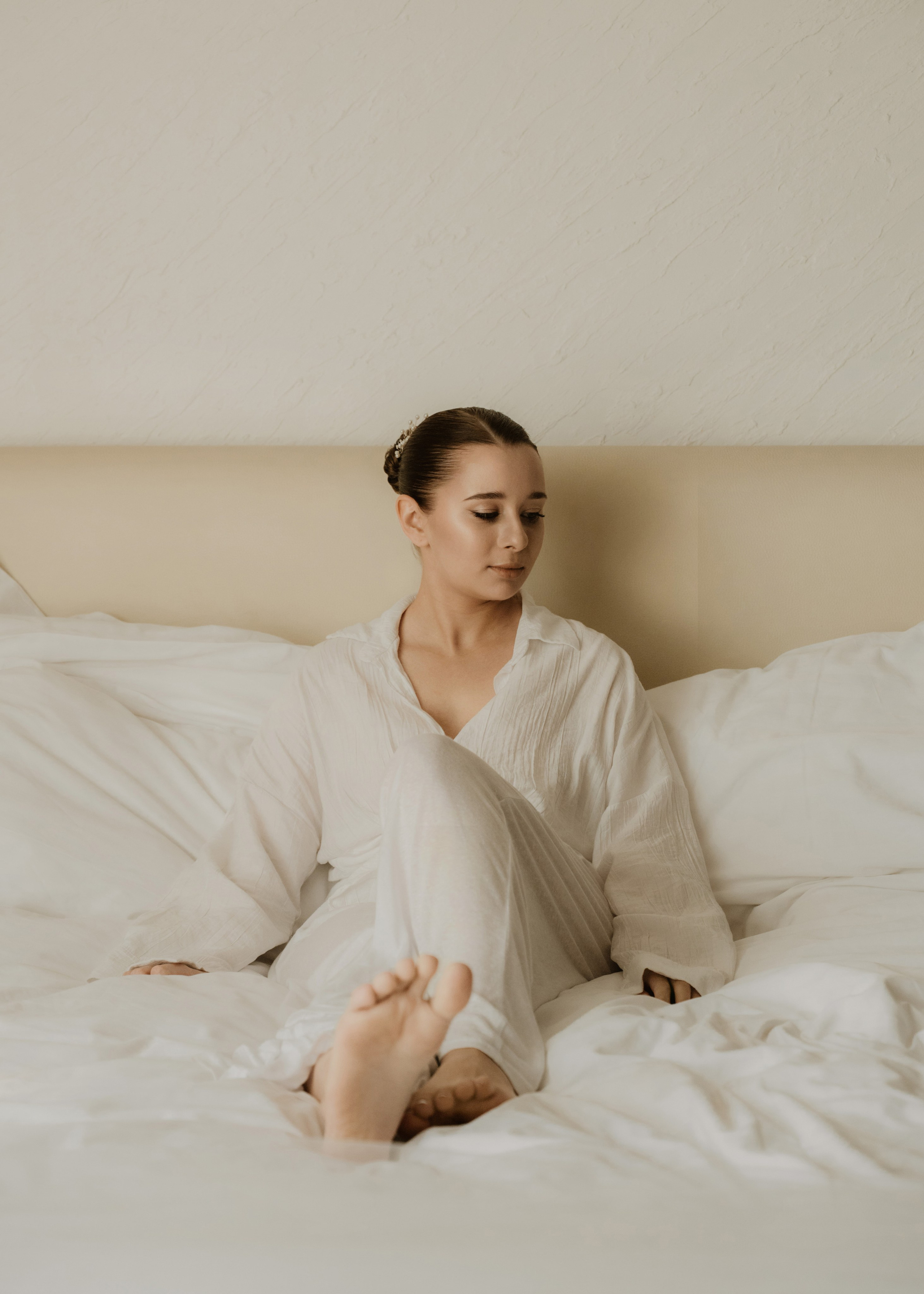 Утро невесты в гостиничном номере