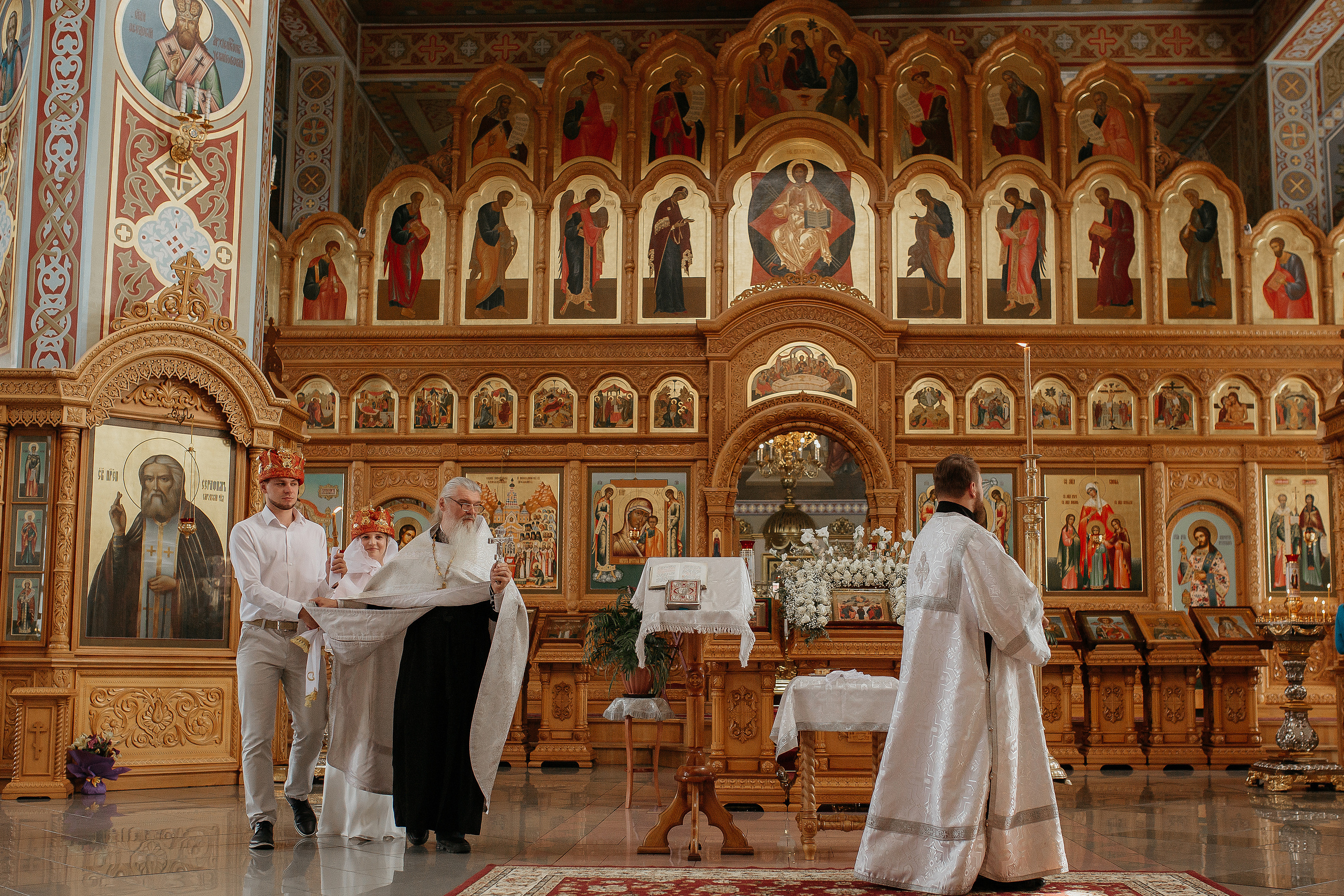 крестный ход на венчании в Ташкенте