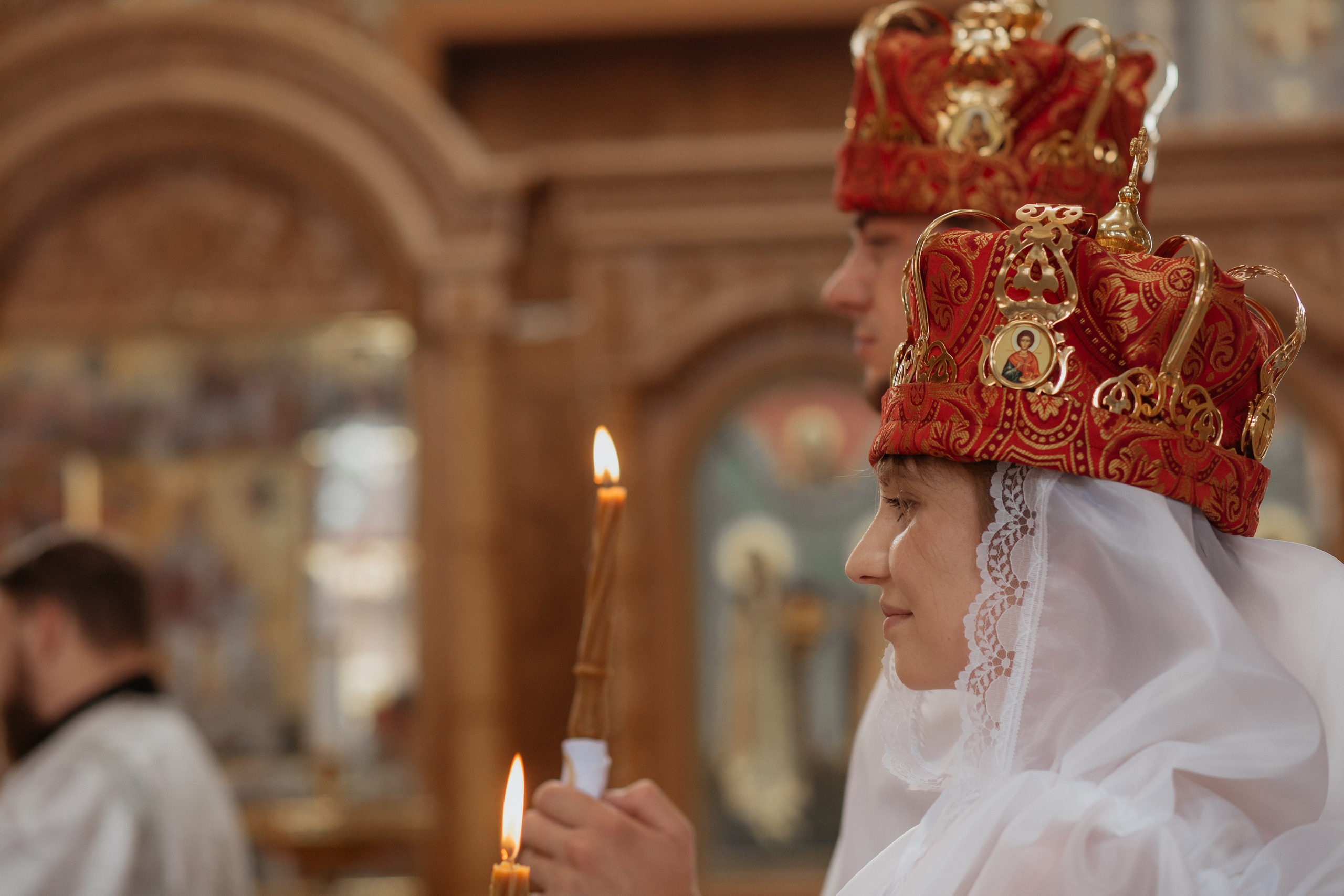 портрет невесты на венчании в Ташкенте