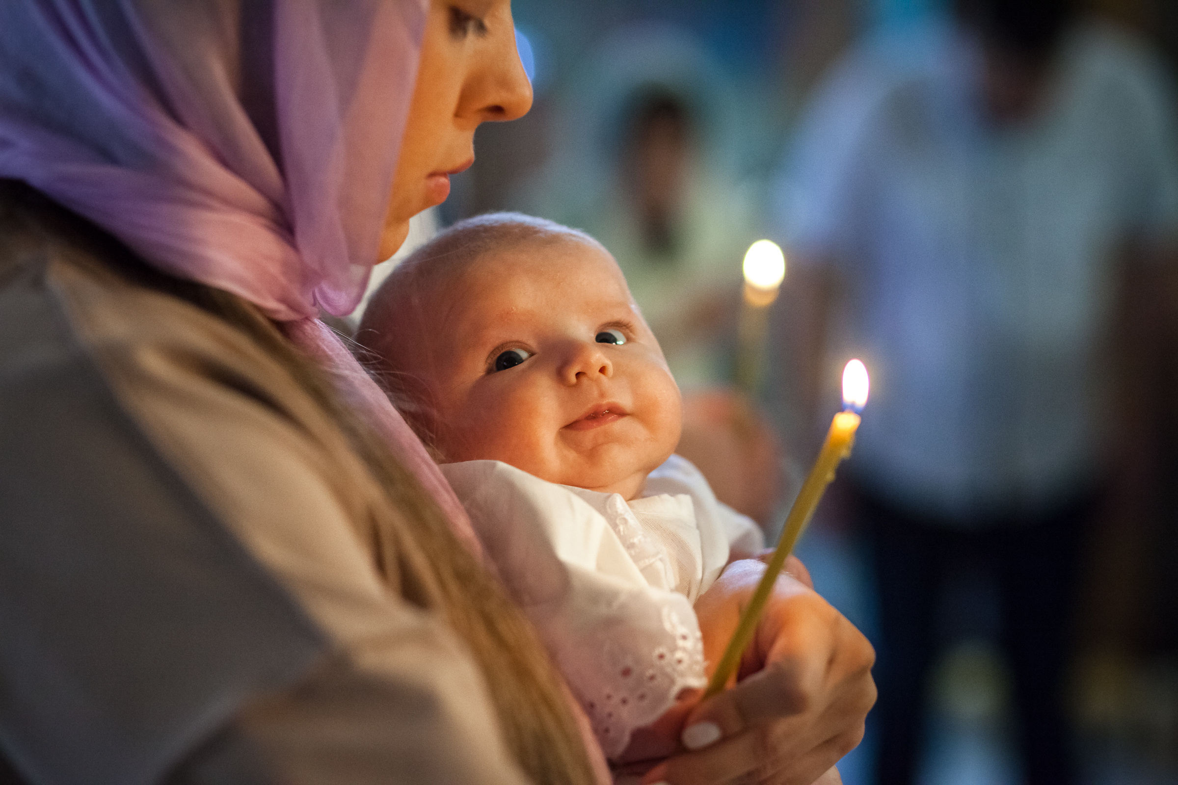 Таинство крещения Таисии. Фотограф на крещение и венчание в Самаре и Тольятти Елена Арди