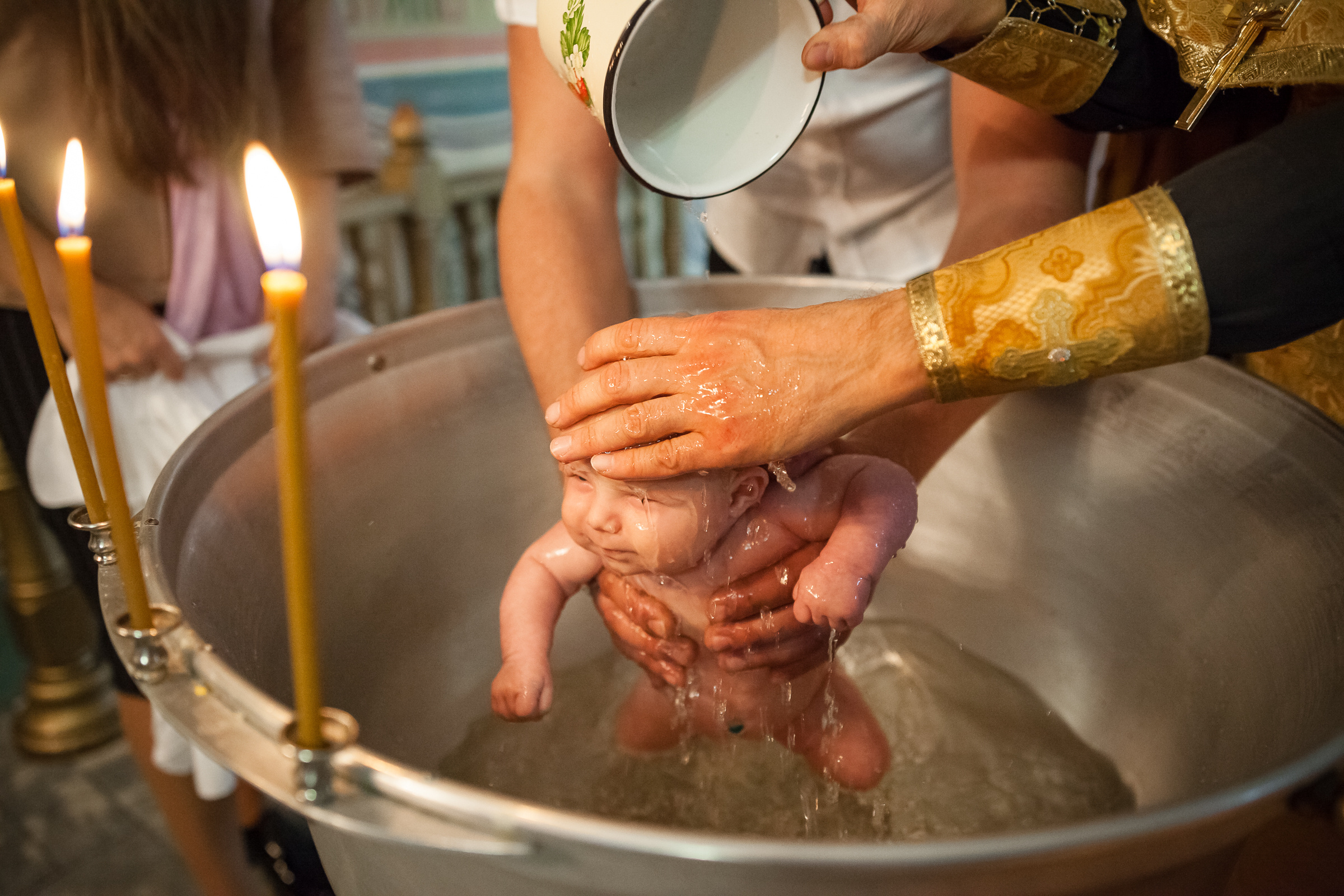 Таинство крещения Таисии. Фотограф на крещение и венчание в Самаре и Тольятти Елена Арди