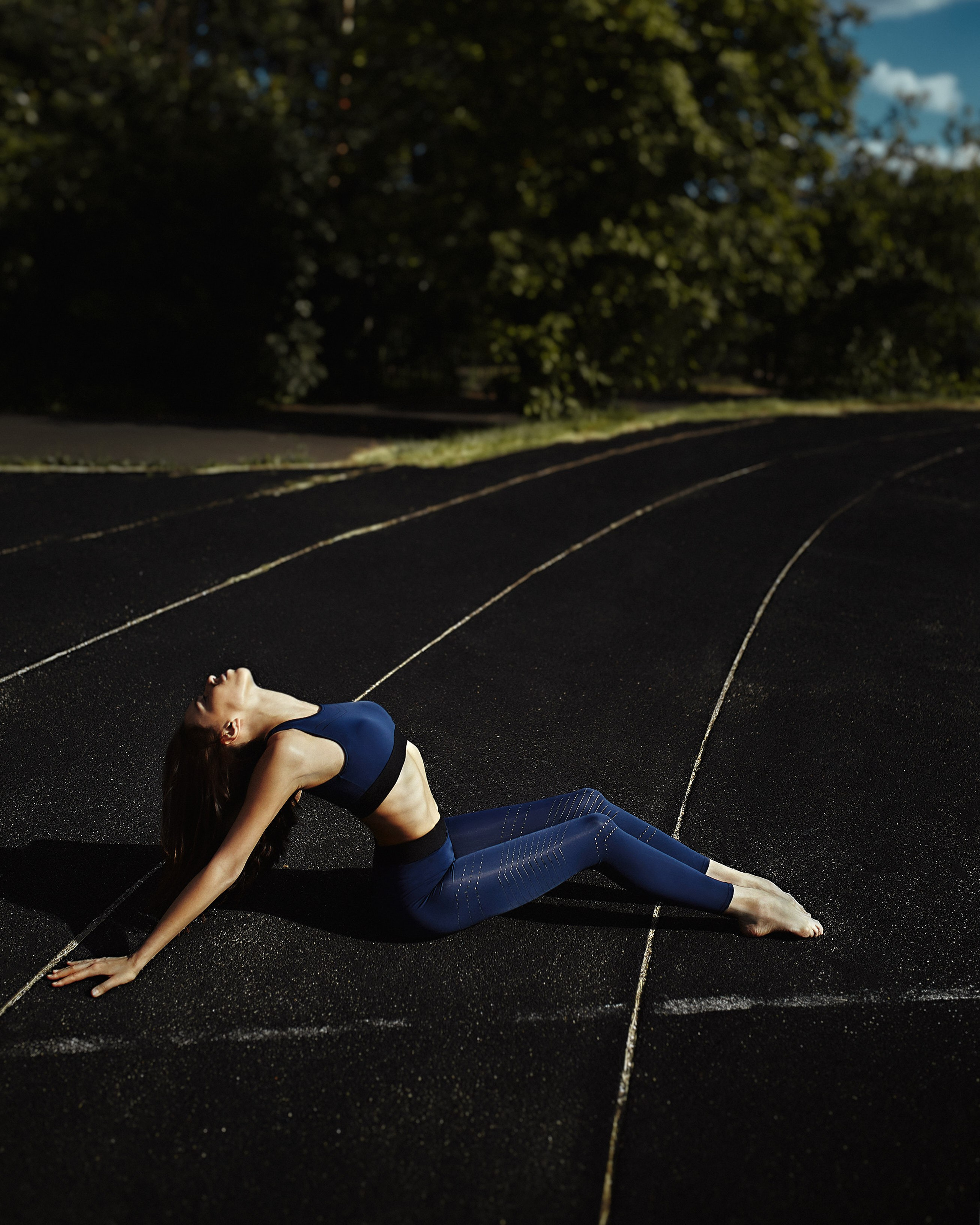 Фотосессия на стадионе МГУ в Москве