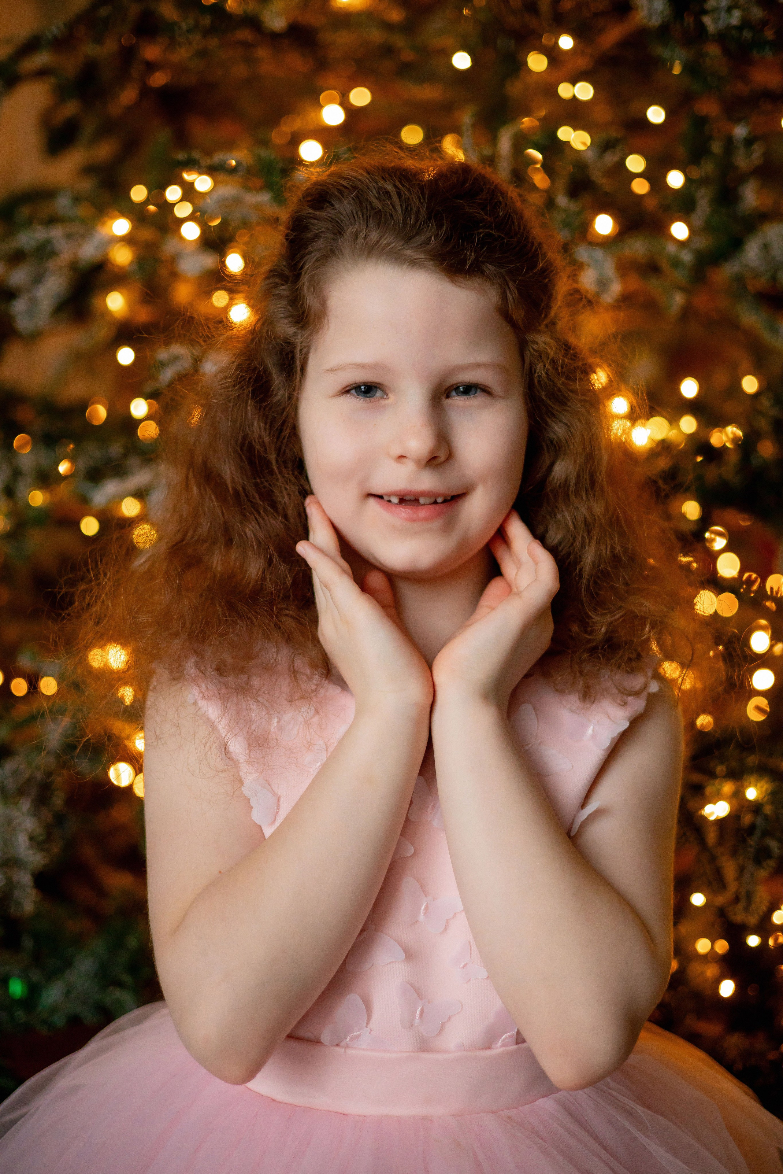 Новогодняя фотосессия для большой семьи. Семейный фотограф в Москве