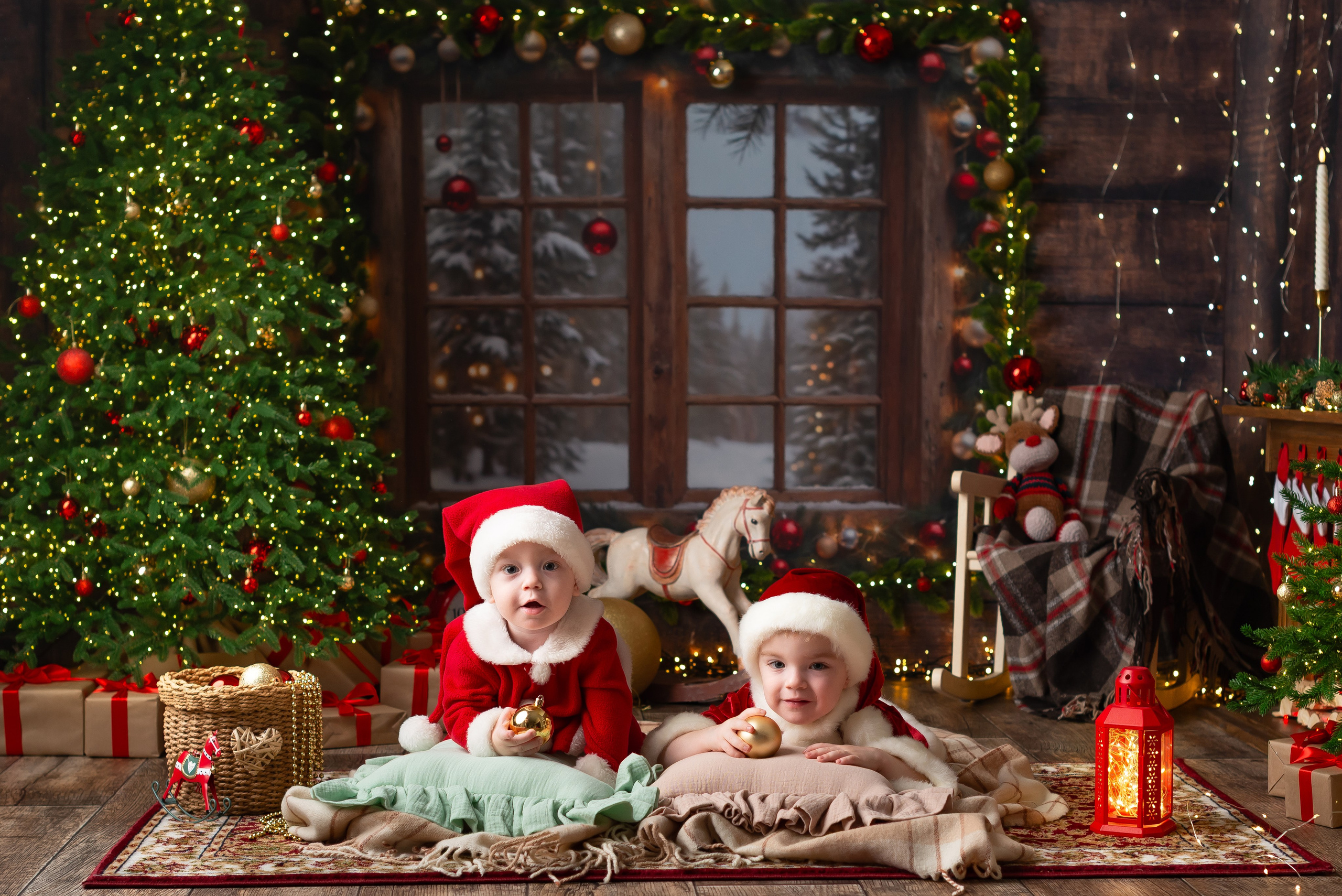 Детская новогодняя фотосессия. Детская фотостудия «Мандаринка» | Детский фотограф Краснодар