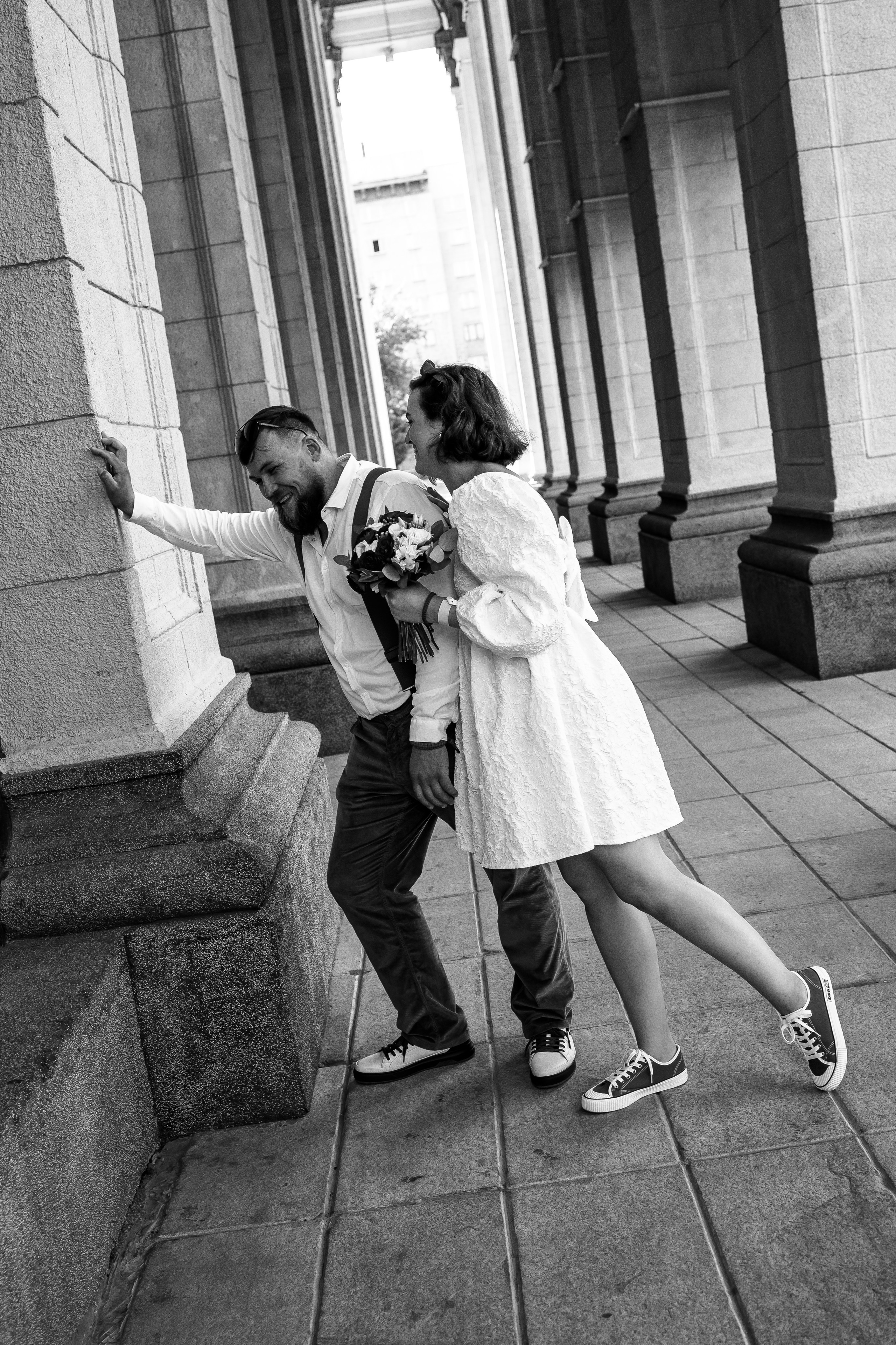 Руслан и Вера (прогулка по центру). Фотограф Новосибирск