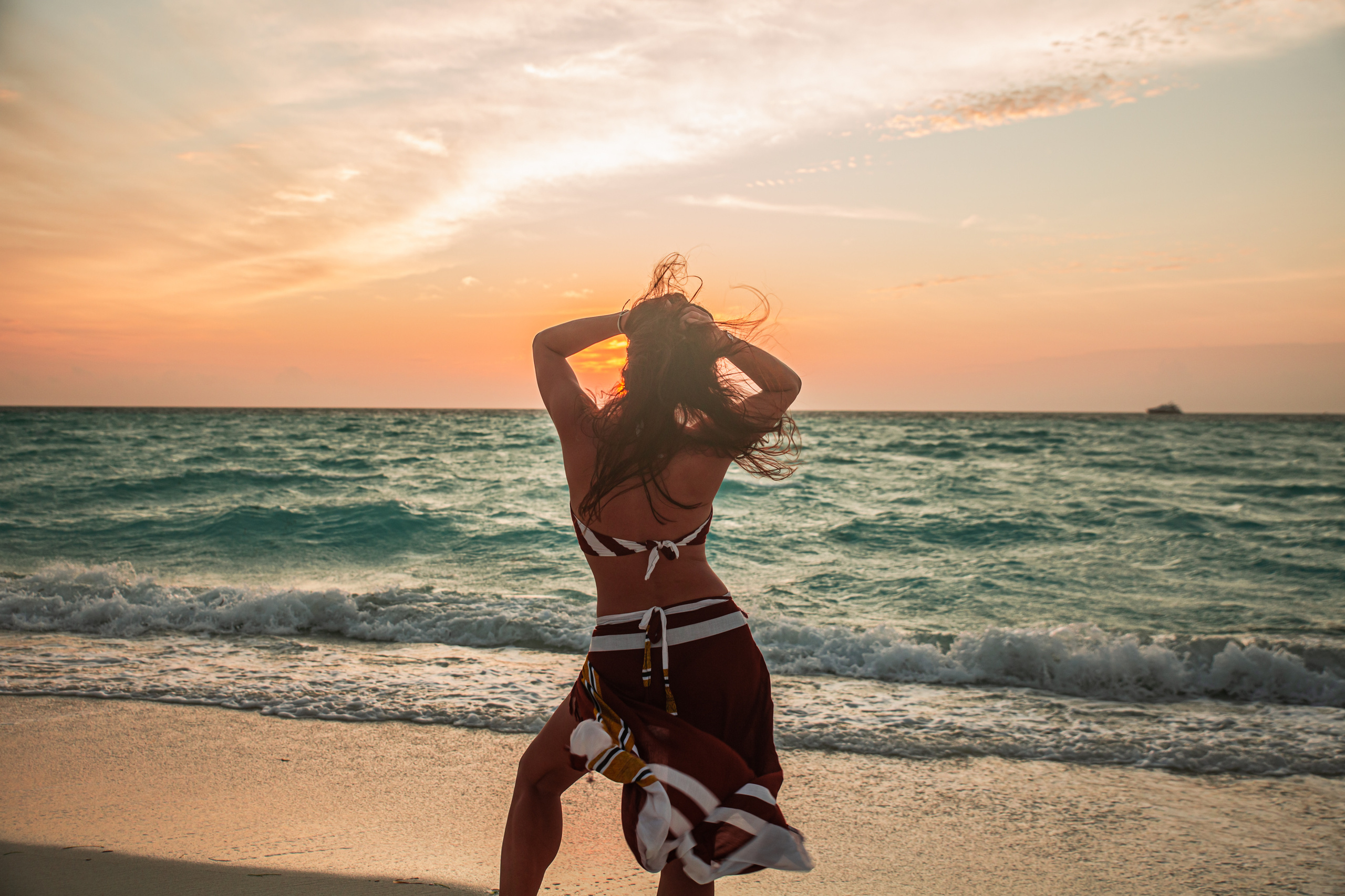 Portrait. Photographer in Maldives
