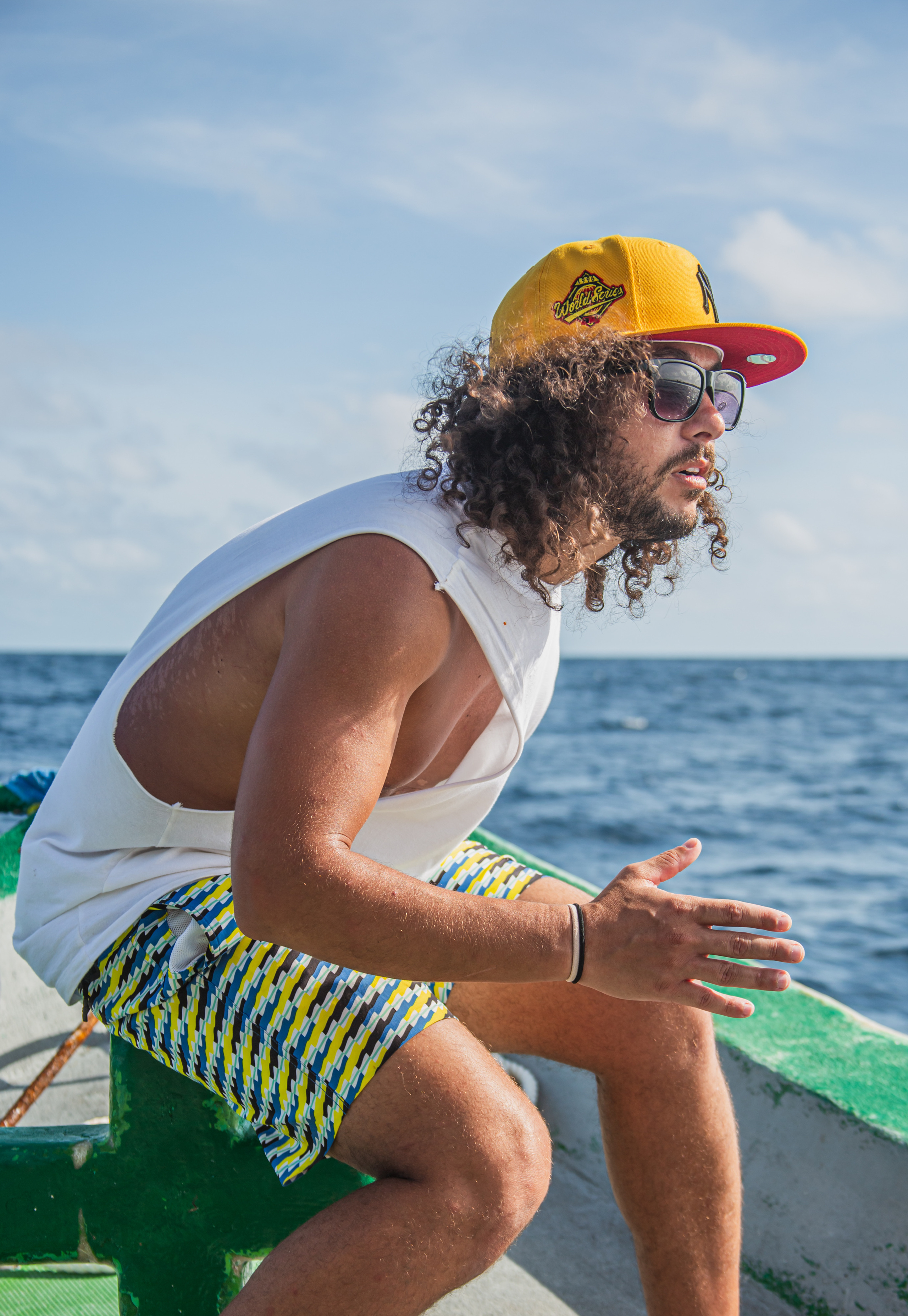 Portrait. Photographer in Maldives