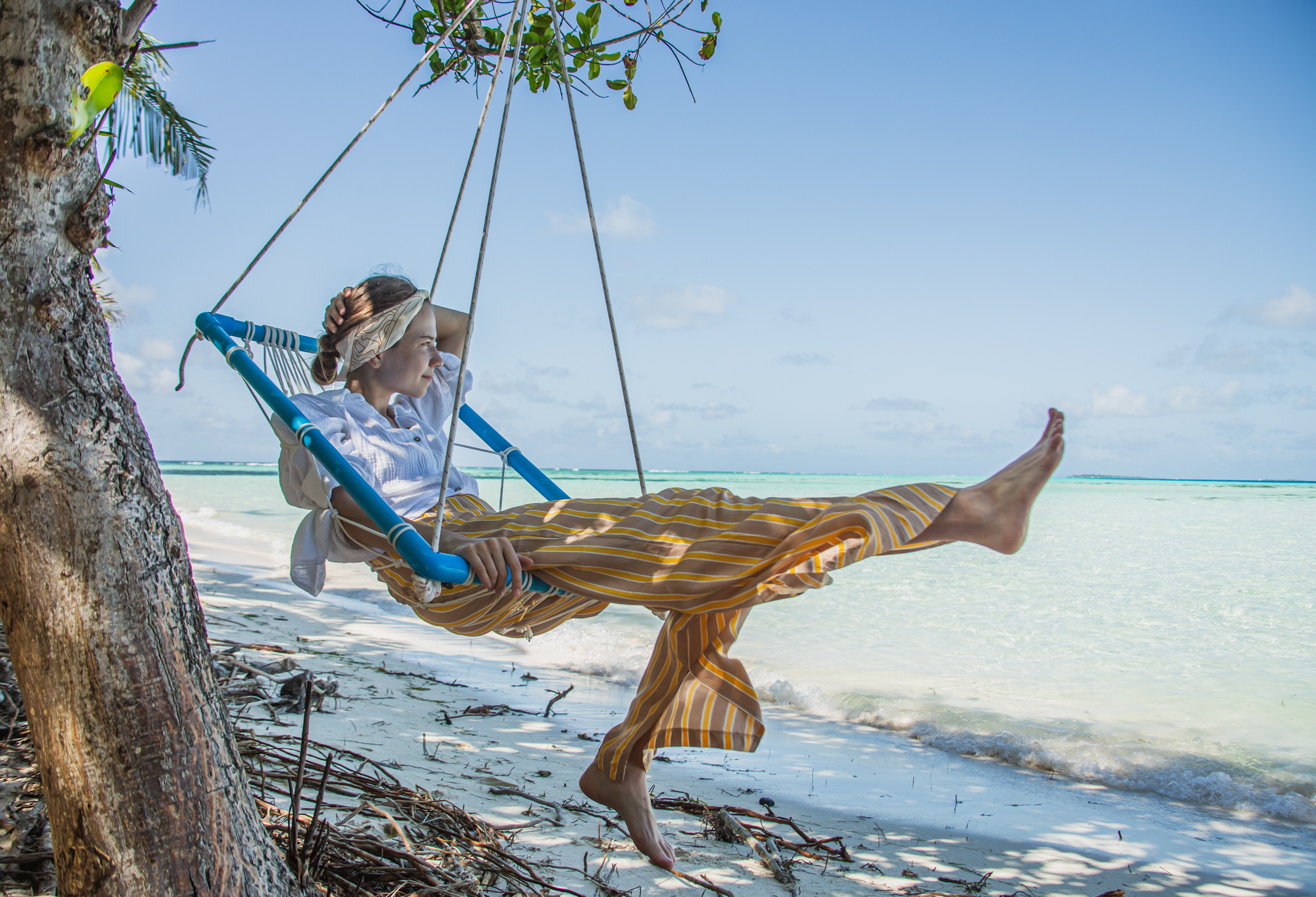 Portrait. Photographer in Maldives