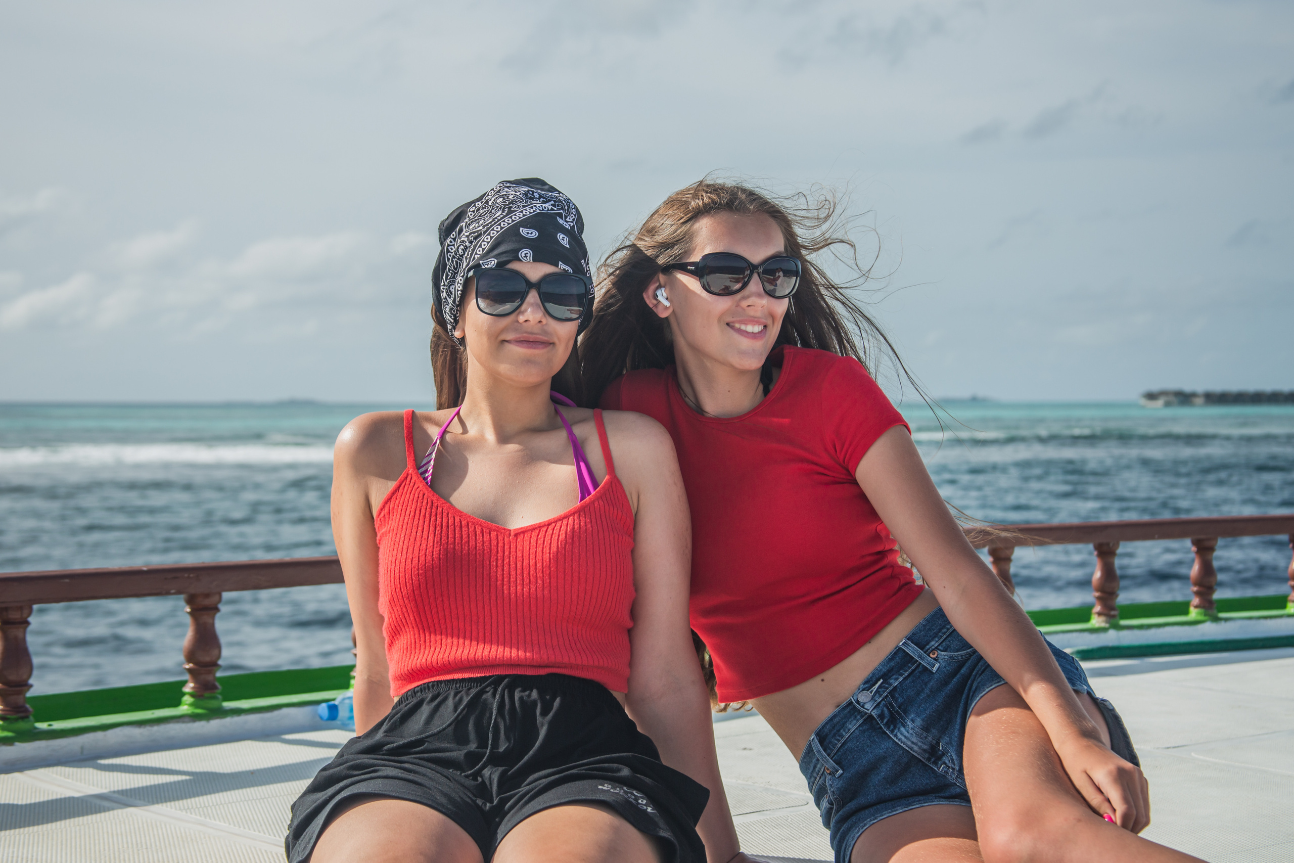 Portrait. Photographer in Maldives