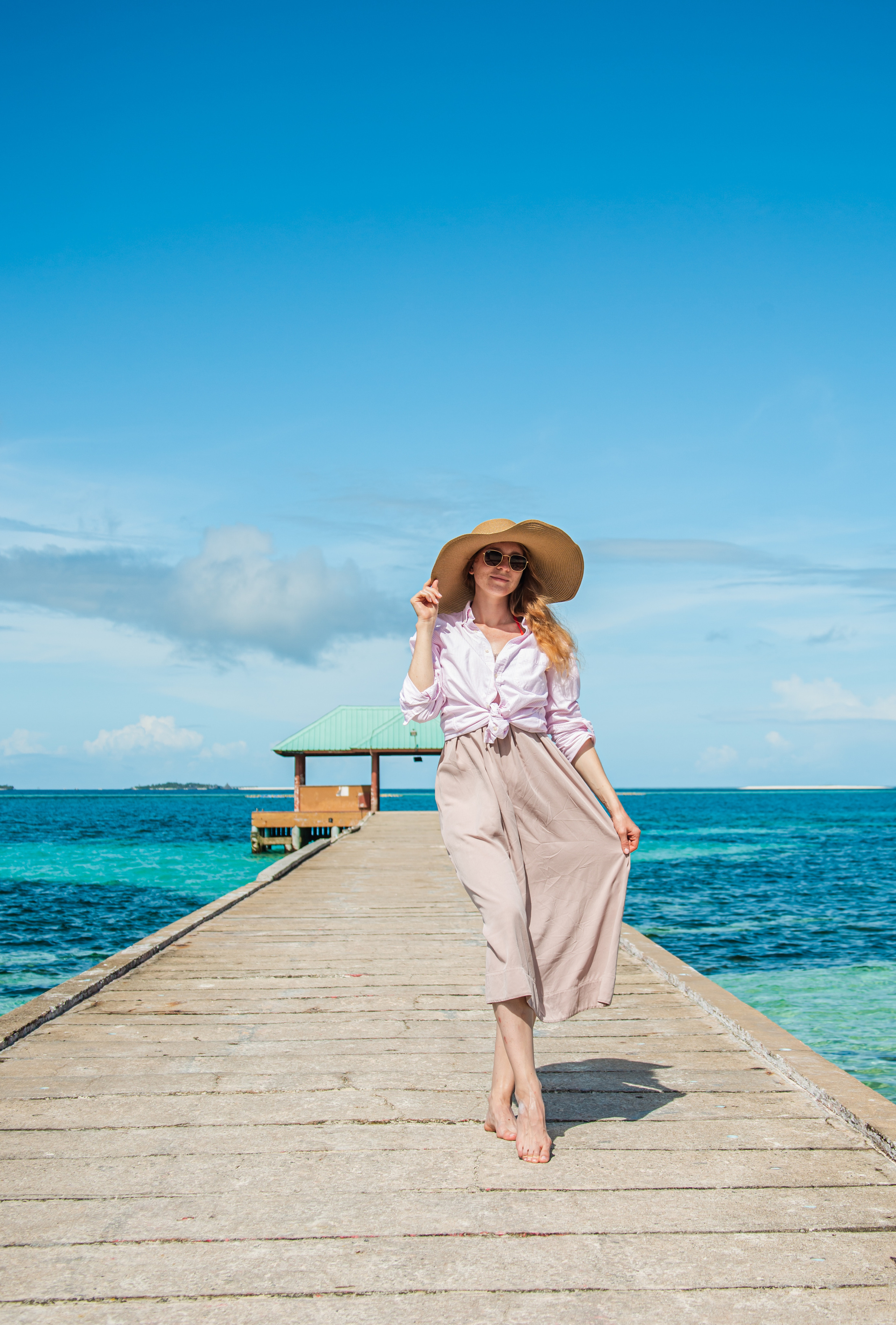 Portrait. Photographer in Maldives