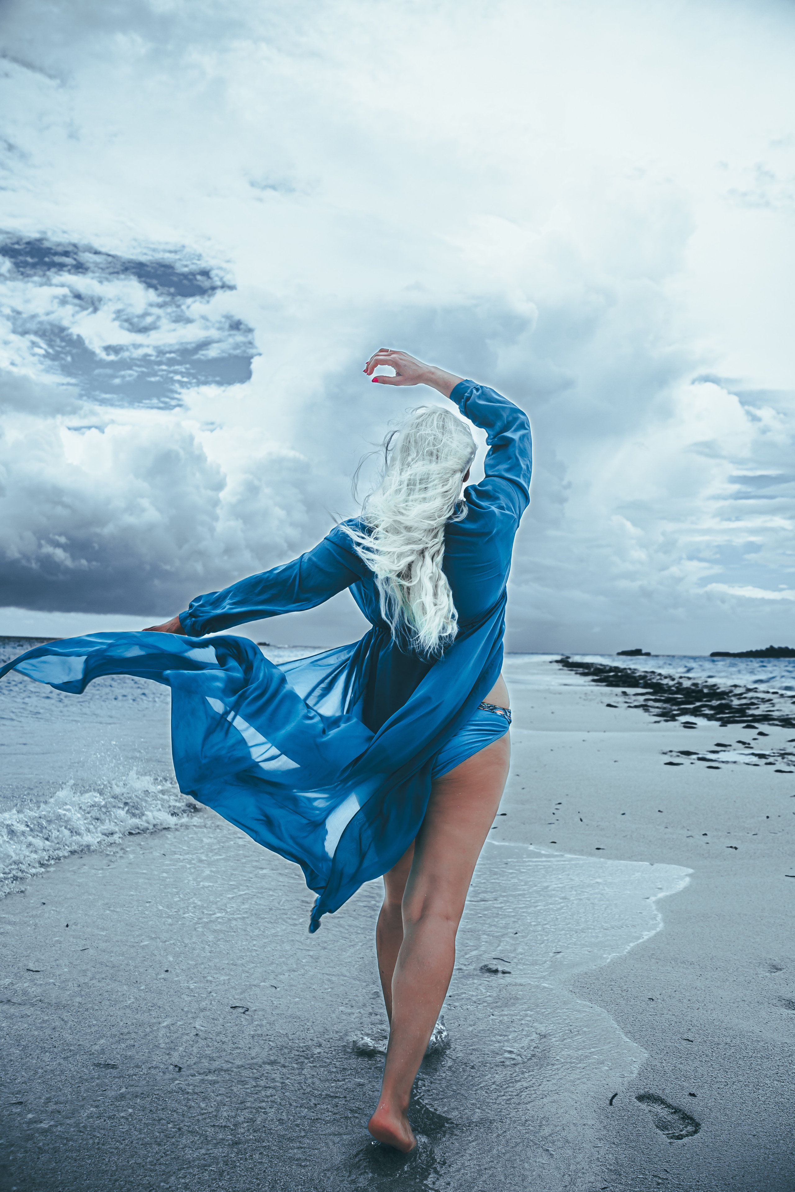 Portrait. Photographer in Maldives