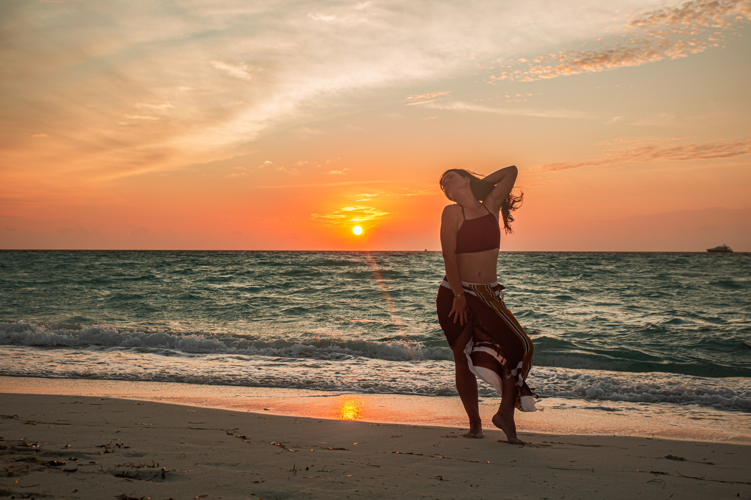 Portrait. Photographer in Maldives