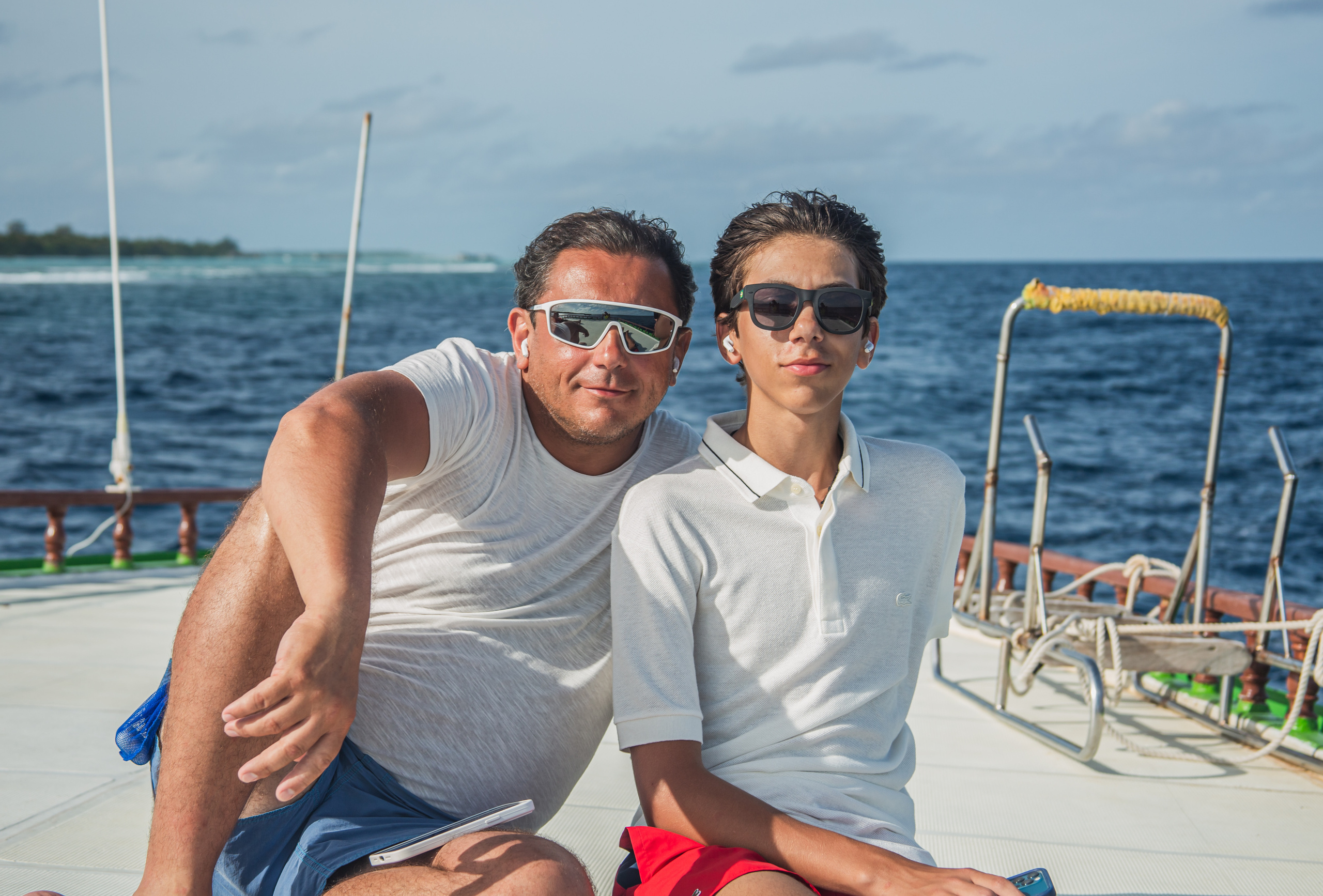 Portrait. Photographer in Maldives