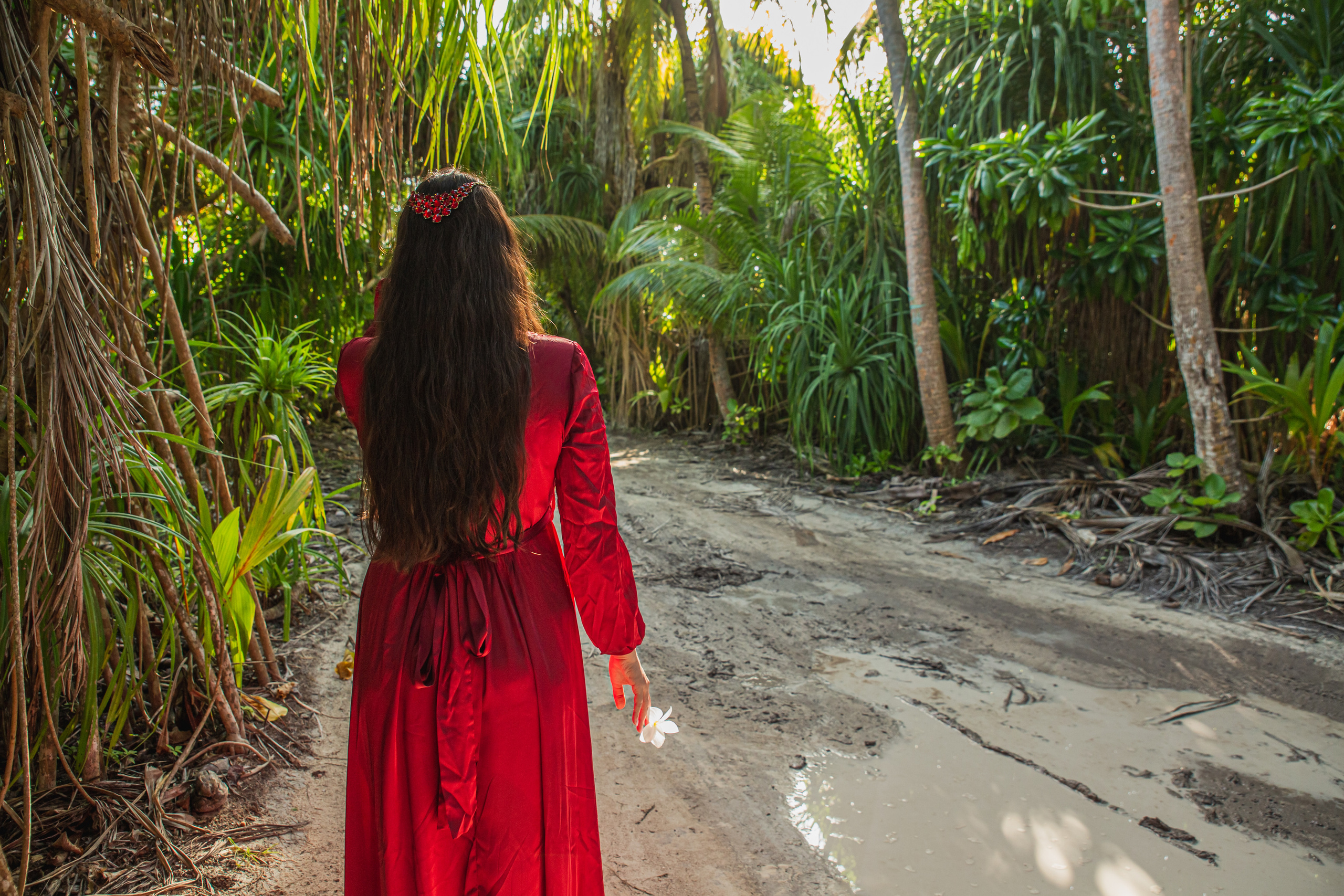 Portrait. Photographer in Maldives
